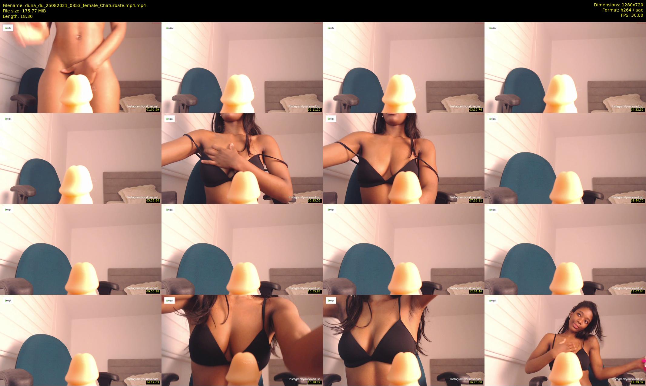 duna_du — 19 minute Chaturbate female cam show recording, 720p, Aug 25, 2021