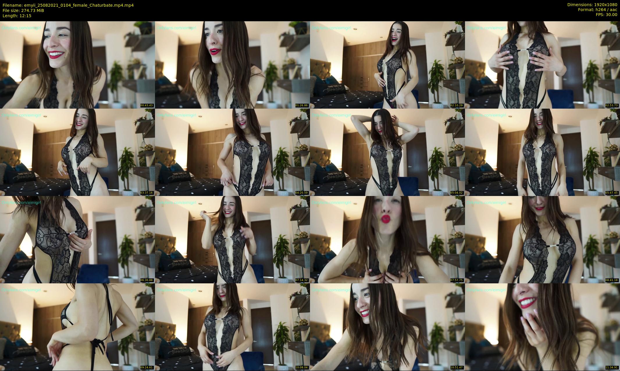 emyii — 13 minute Chaturbate female cam show recording, 1080p, Aug 25, 2021