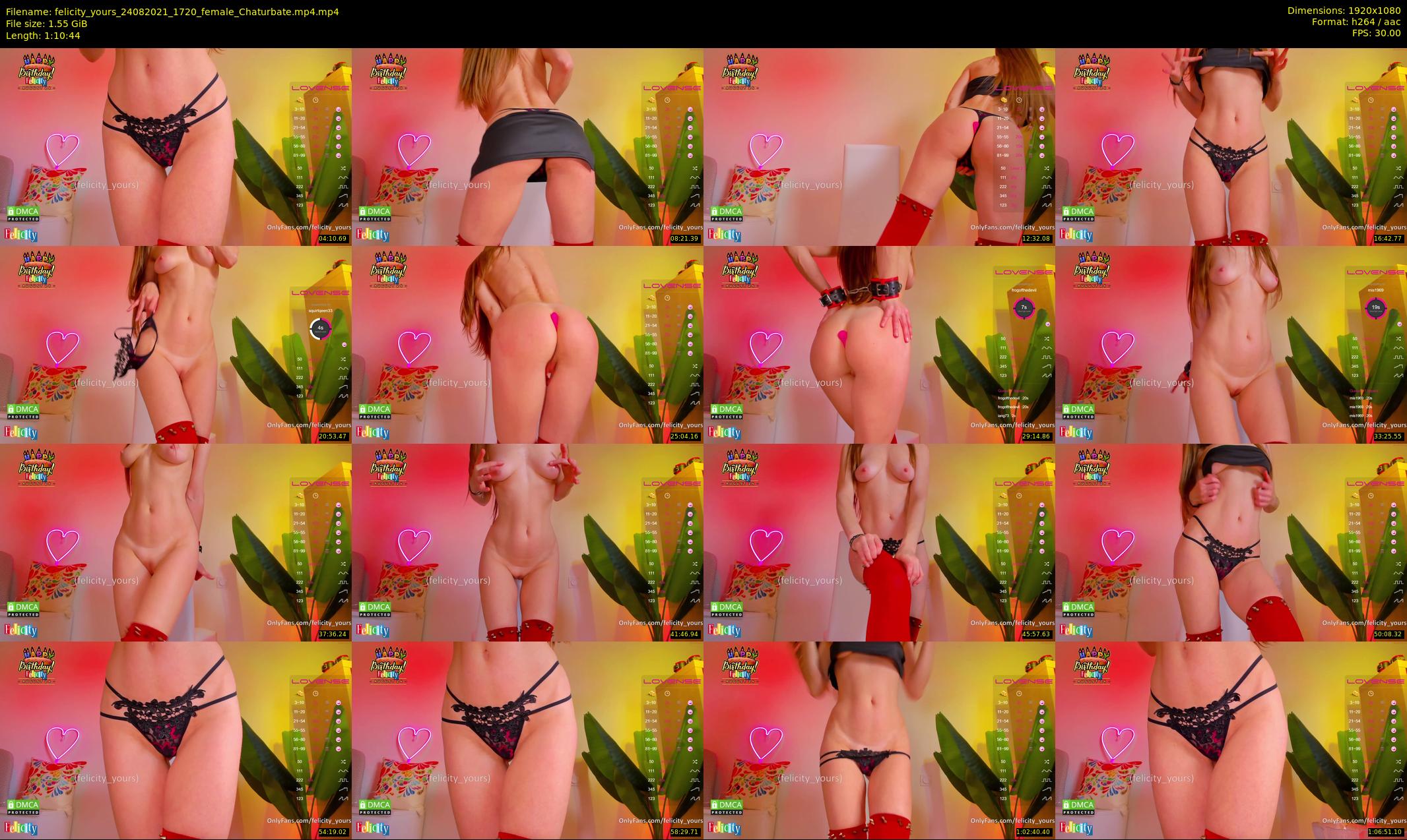 felicity_yours — 71 minute Chaturbate female cam show recording, 1080p, Aug 24, 2021