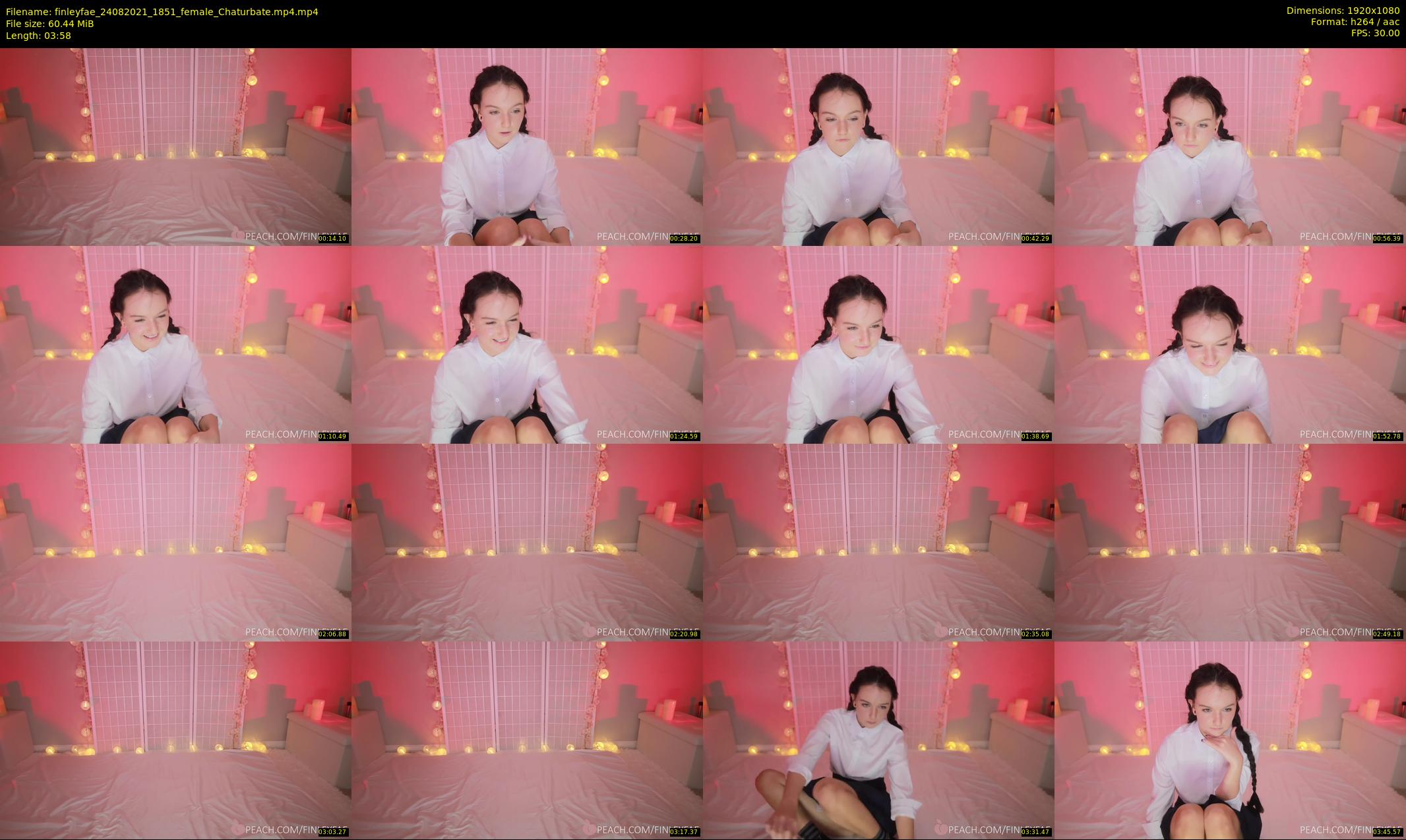 finleyfae — 4 minute Chaturbate female cam show recording, 1080p, Aug 24, 2021