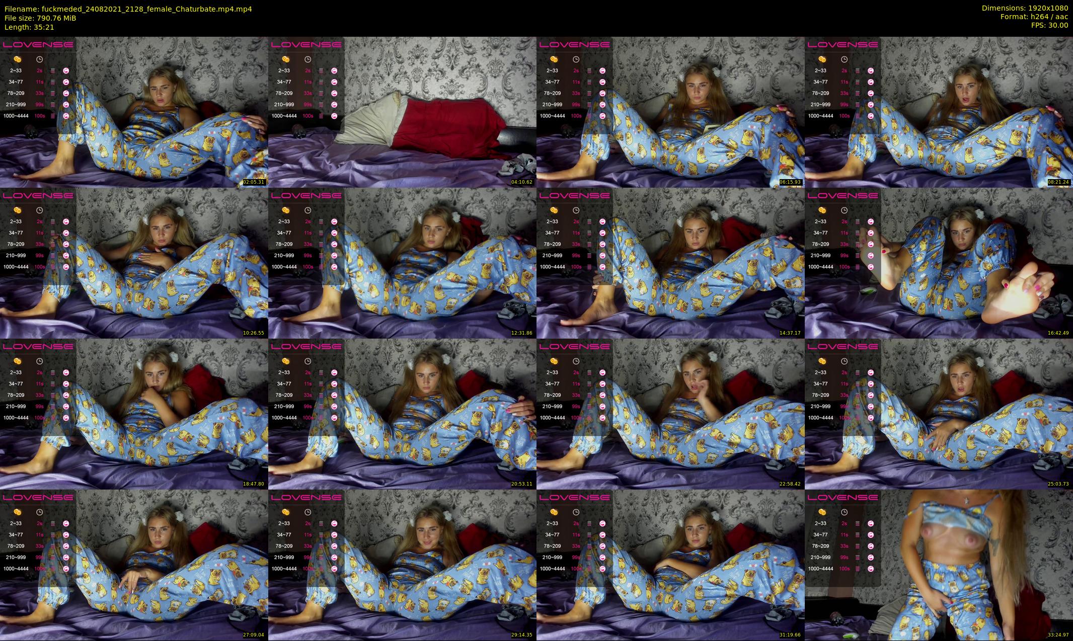 fuckmeded — 36 minute Chaturbate female cam show recording, 1080p, Aug 24, 2021