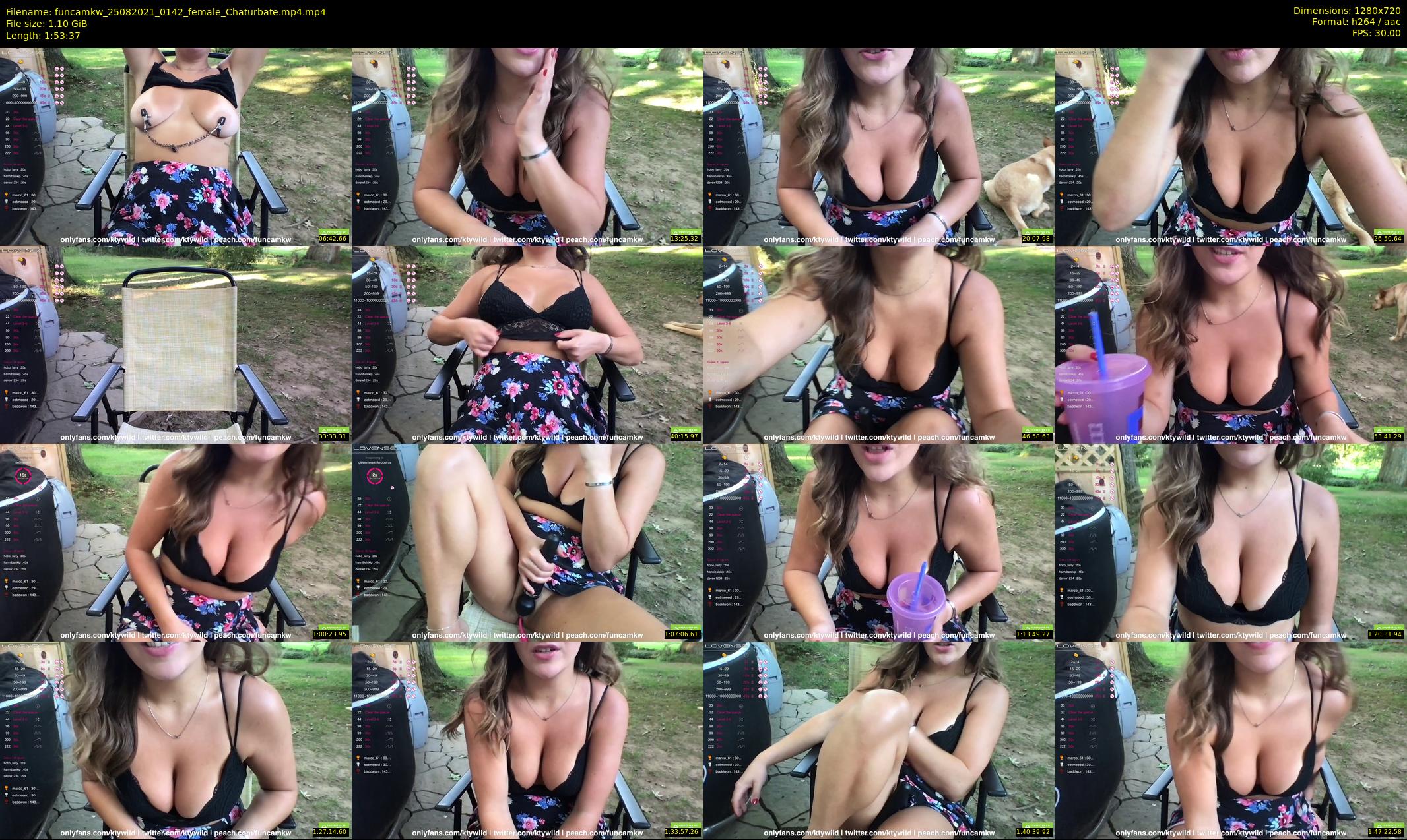 funcamkw — 114 minute Chaturbate female cam show recording, 720p, Aug 25, 2021