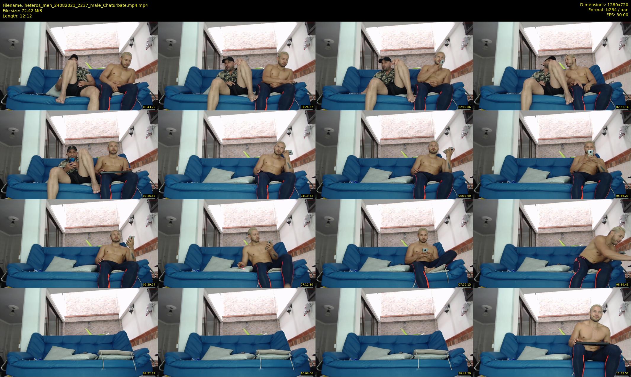 heteros_men — 13 minute Chaturbate male cam show recording, 720p, Aug 24, 2021