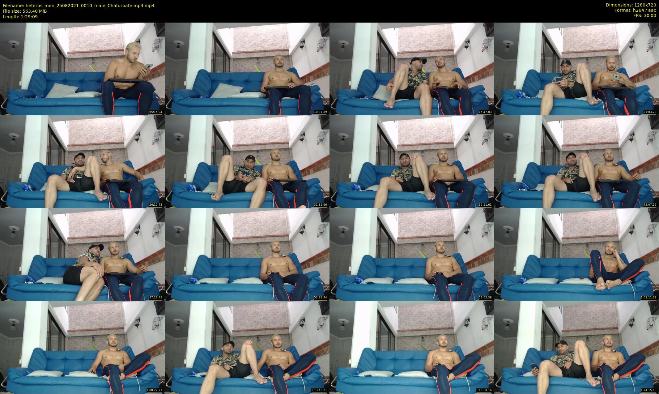 heteros_men — 90 minute Chaturbate male cam show recording, 720p, Aug 25, 2021
