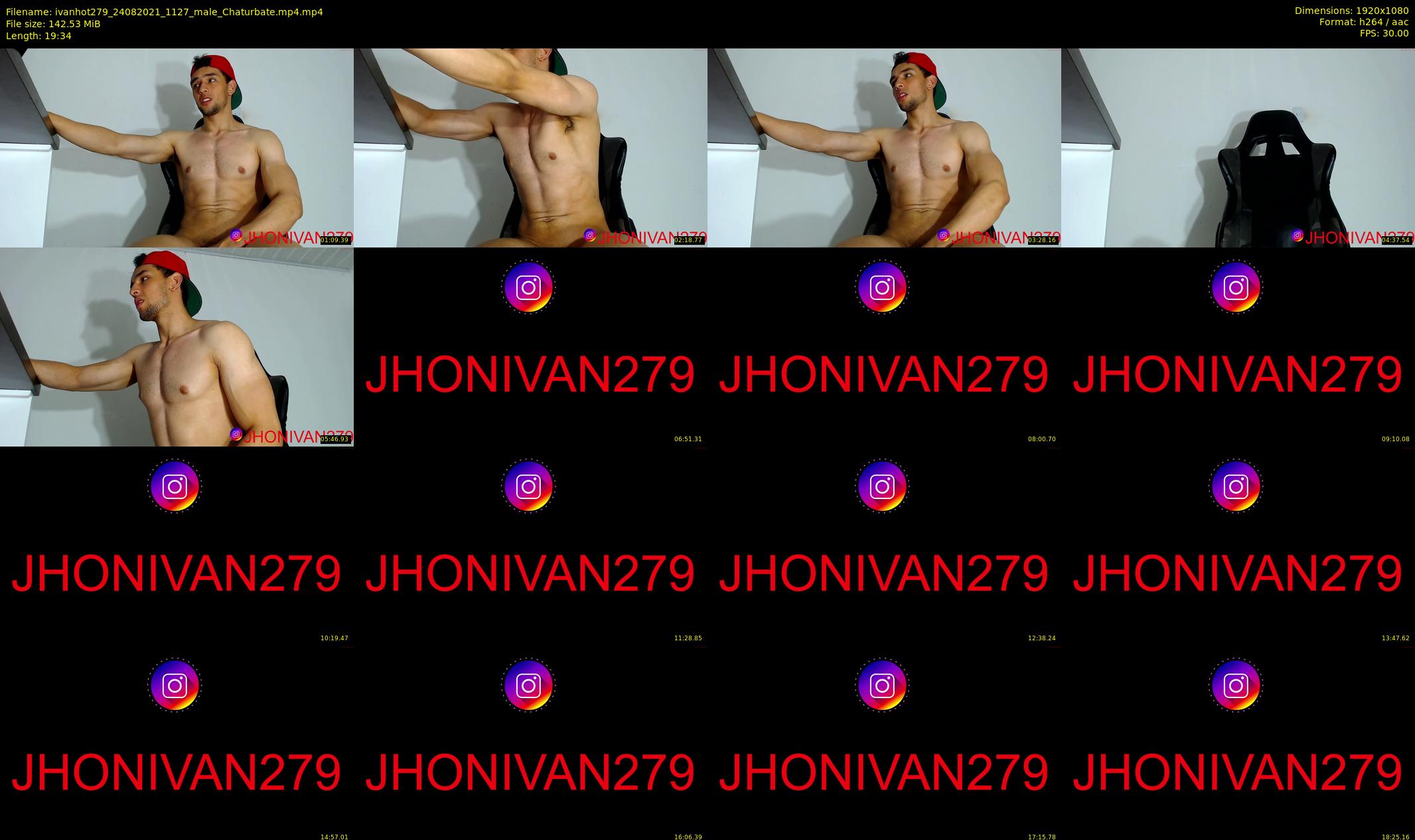 ivanhot279 — 20 minute Chaturbate male cam show recording, 1080p, Aug 24, 2021