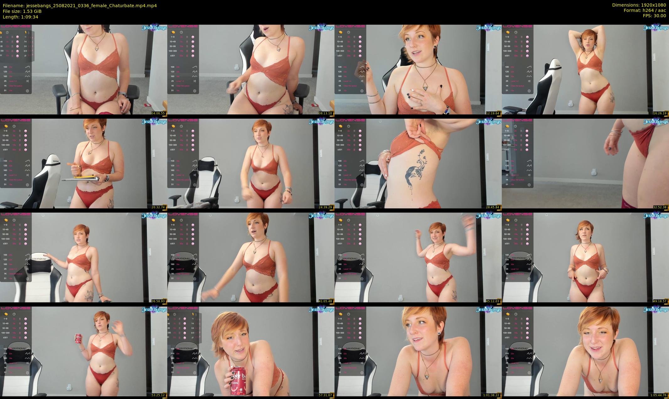 jessebangs — 70 minute Chaturbate female cam show recording, 1080p, Aug 25, 2021
