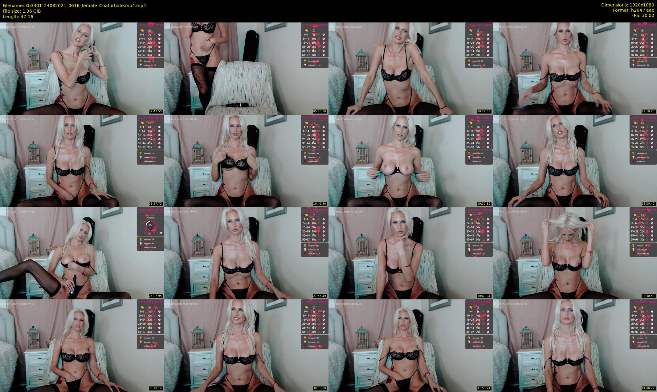 kb3301 — 48 minute Chaturbate couple cam show recording, 1080p, Aug 24, 2021