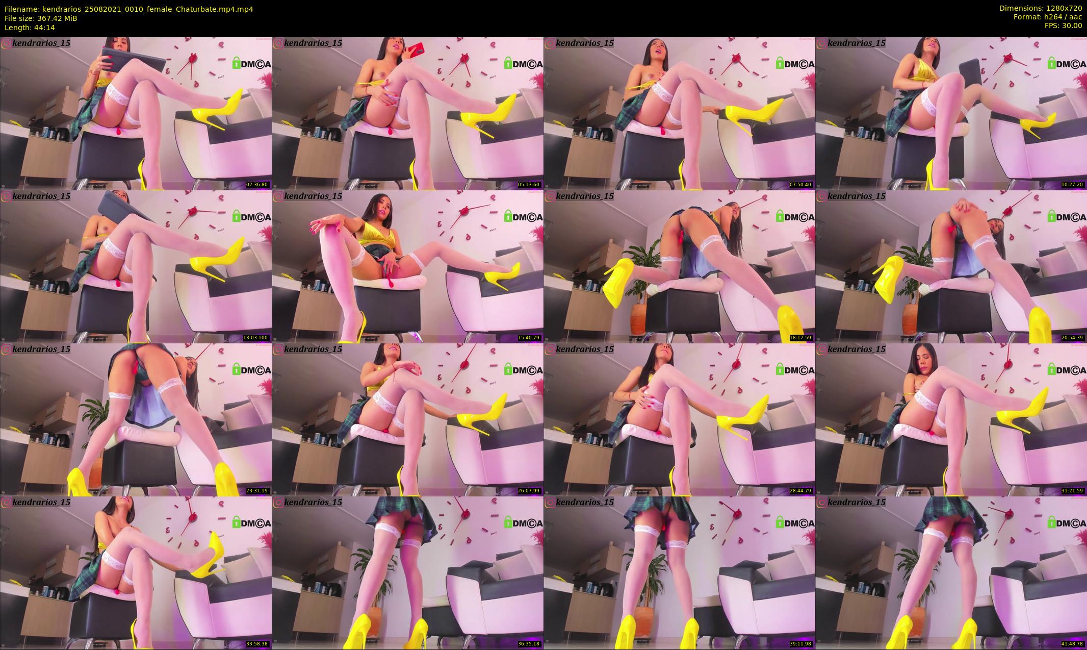 kendrarios — 45 minute Chaturbate female cam show recording, 720p, Aug 25, 2021