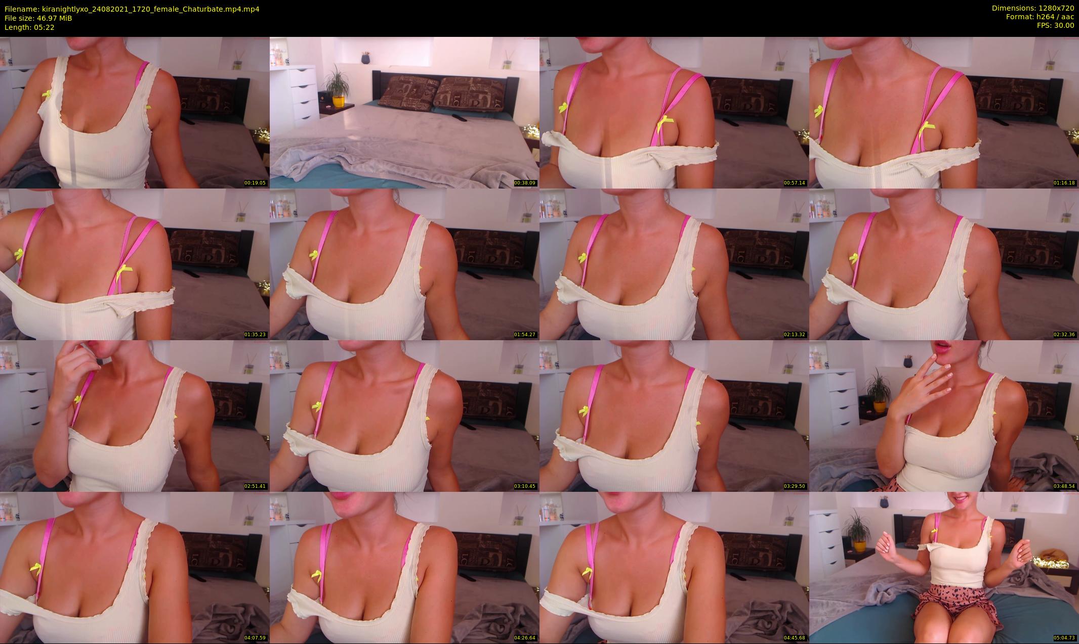 kiranightlyxo — 6 minute Chaturbate female cam show recording, 720p, Aug 24, 2021