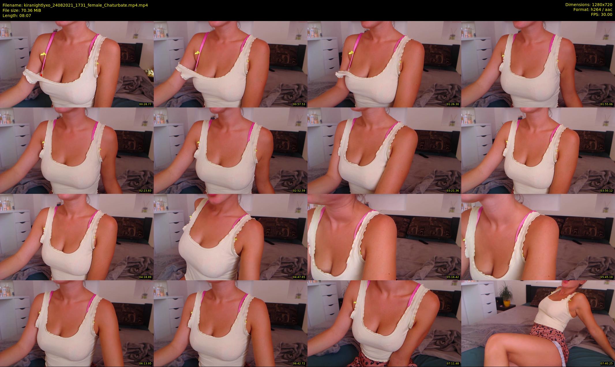 kiranightlyxo — 9 minute Chaturbate female cam show recording, 720p, Aug 24, 2021