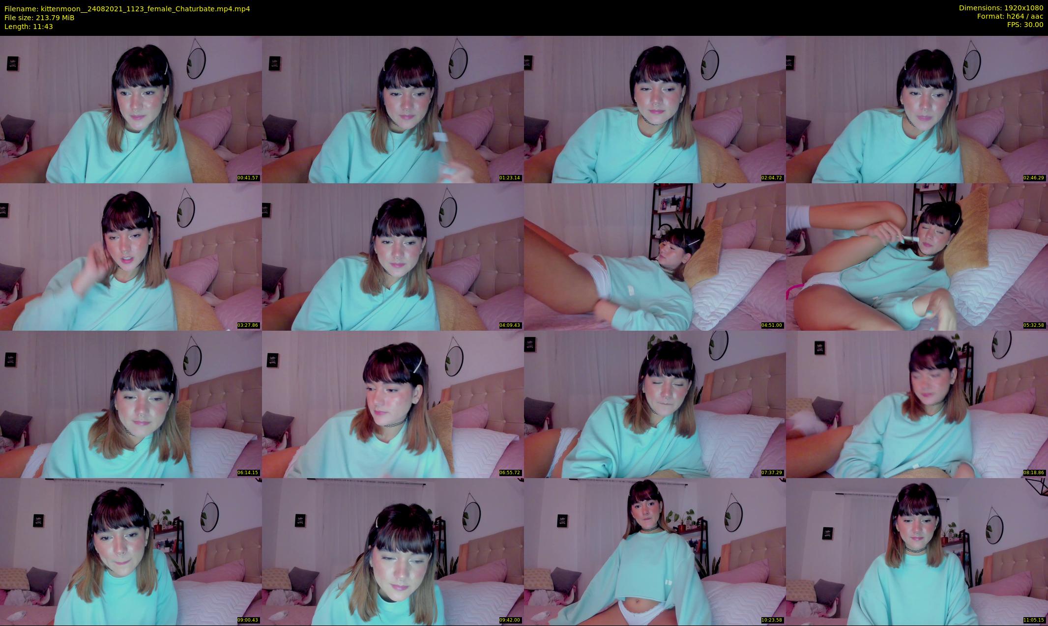 kittenmoon_ — 12 minute Chaturbate female cam show recording, 1080p, Aug 24, 2021