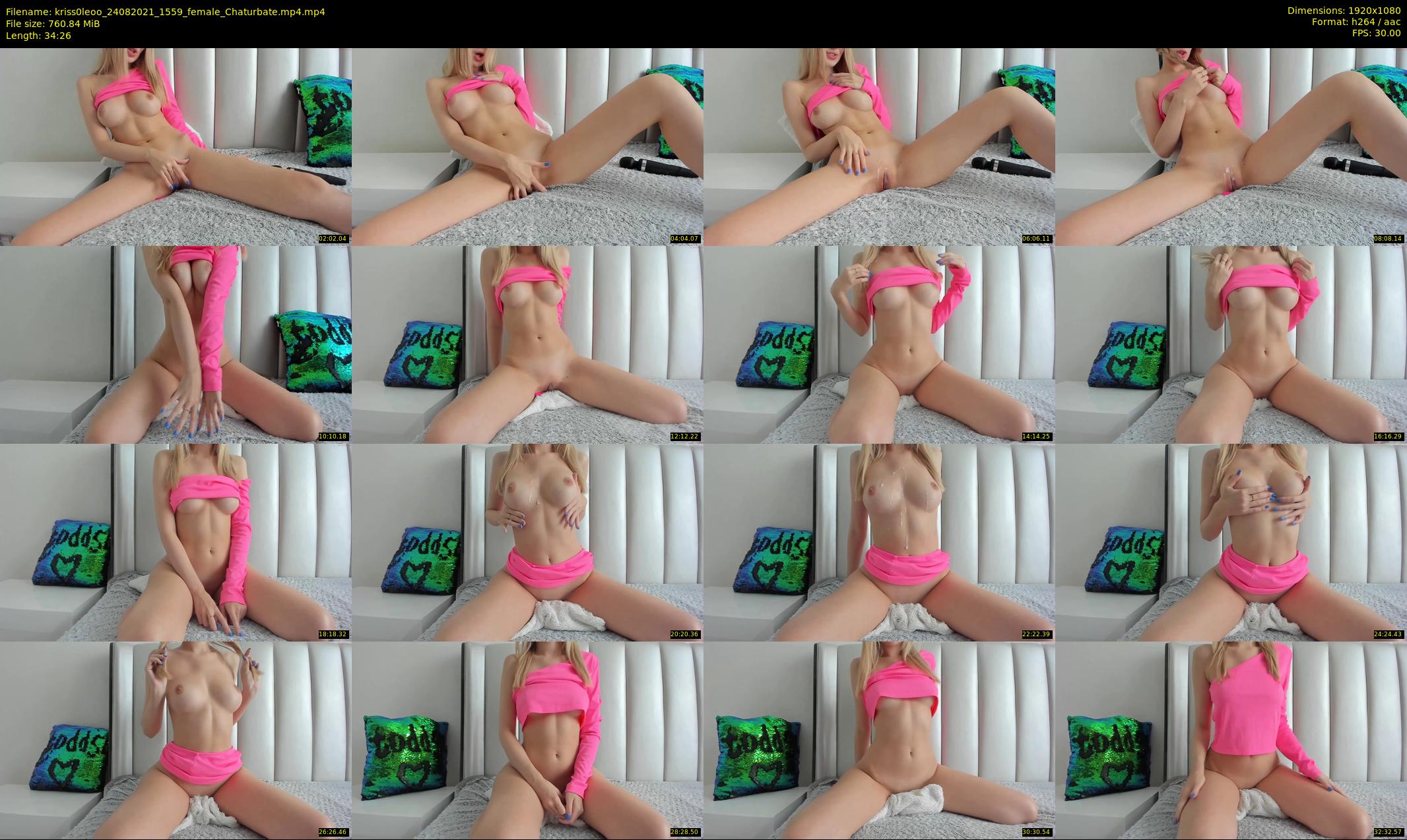 kriss0leoo — 35 minute Chaturbate couple cam show recording, 1080p, Aug 24, 2021