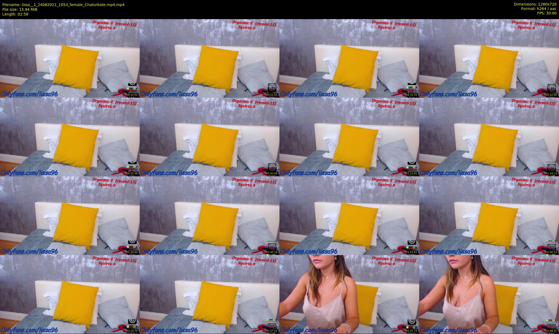 lissa__1 — 3 minute Chaturbate female cam show recording, 720p, Aug 24, 2021