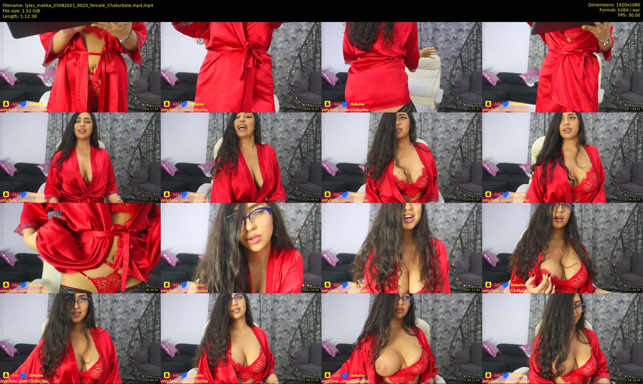 lylas_malika — 73 minute Chaturbate female cam show recording, 1080p, Aug 25, 2021