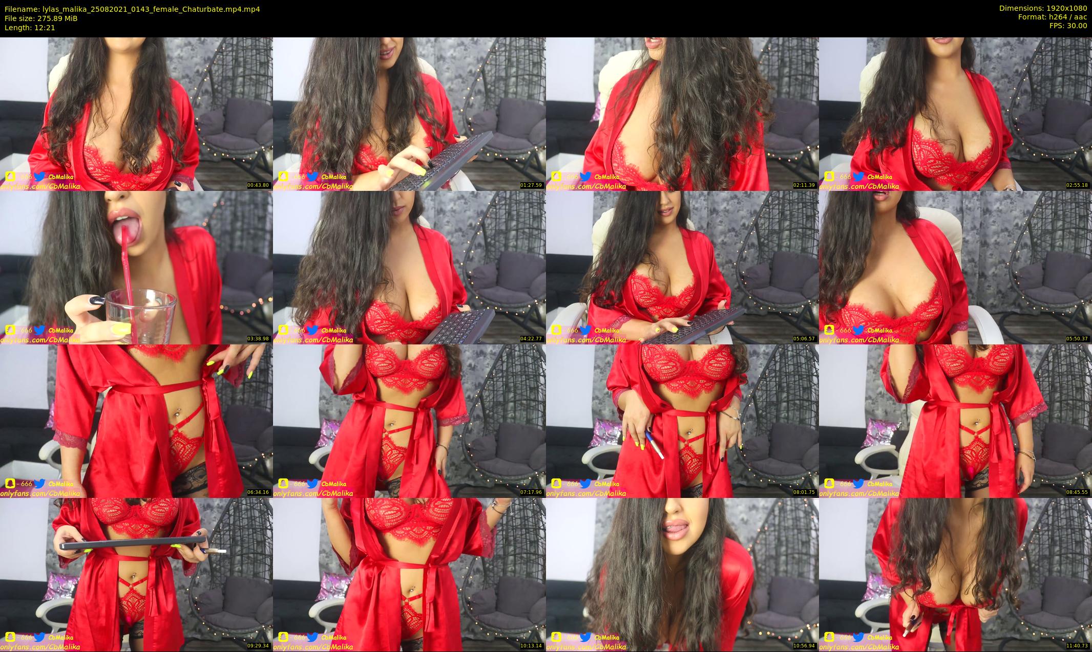 lylas_malika — 13 minute Chaturbate female cam show recording, 1080p, Aug 25, 2021