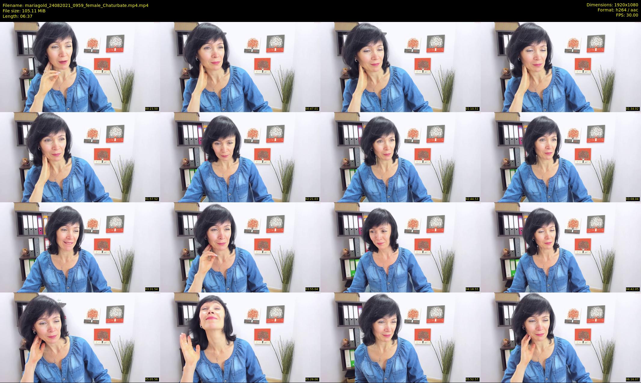 mariagold — 7 minute Chaturbate female cam show recording, 1080p, Aug 24, 2021