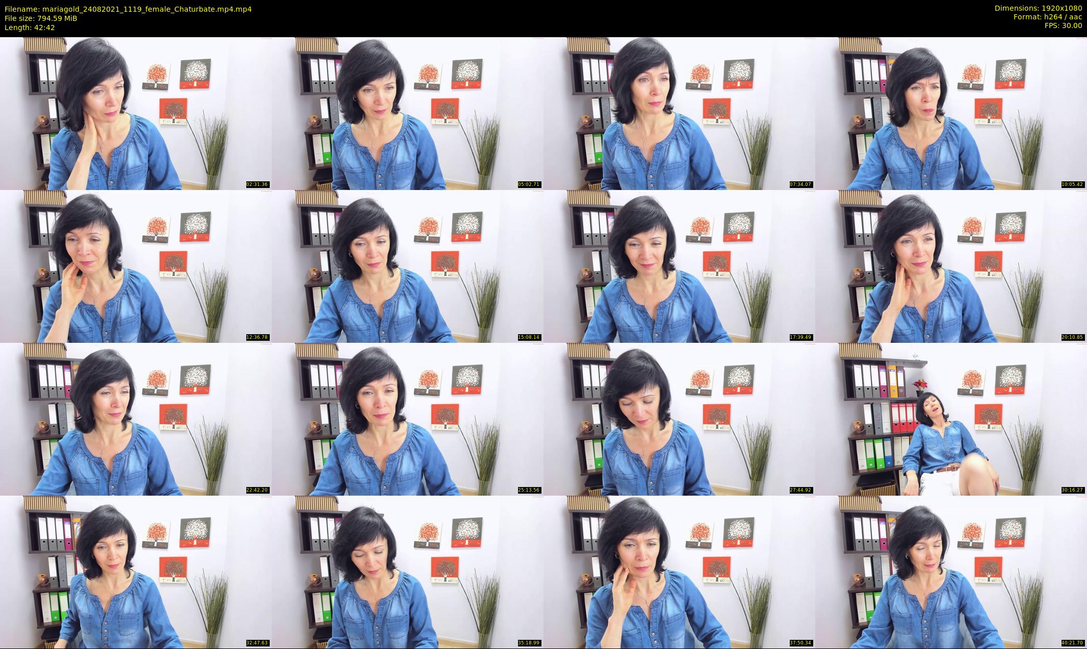 mariagold — 43 minute Chaturbate female cam show recording, 1080p, Aug 24, 2021