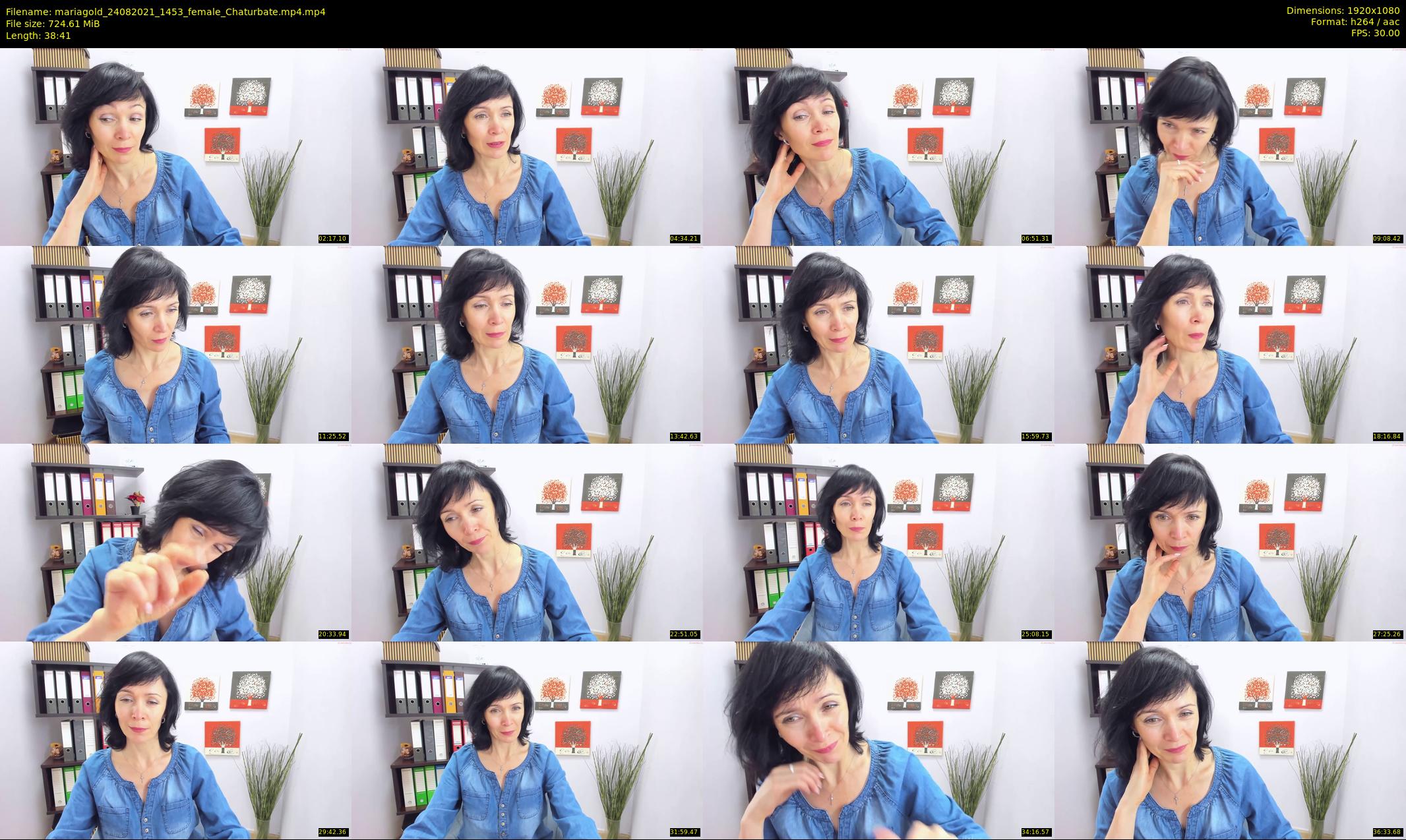 mariagold — 39 minute Chaturbate female cam show recording, 1080p, Aug 24, 2021