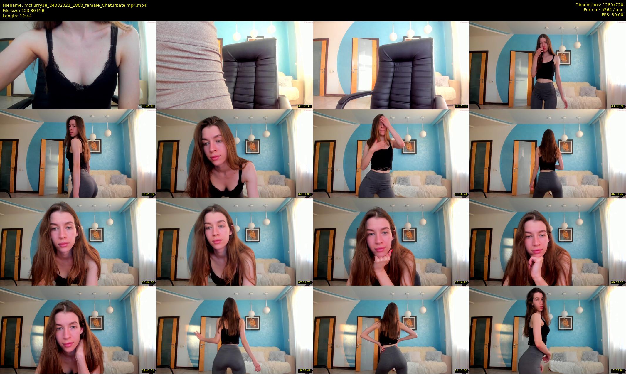 mcflurry18 — 13 minute Chaturbate female cam show recording, 720p, Aug 24, 2021