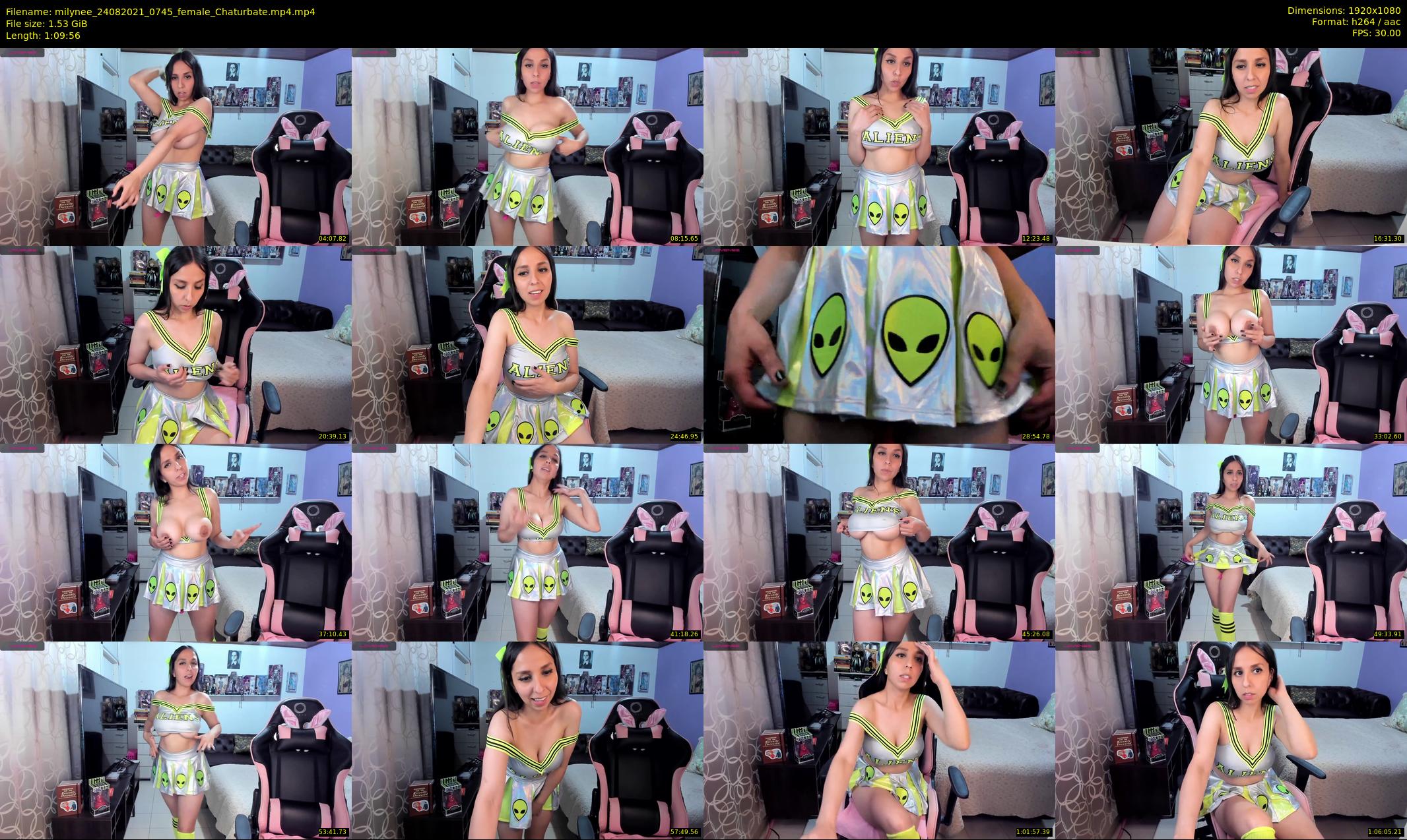 milynee — 70 minute Chaturbate female cam show recording, 1080p, Aug 24, 2021