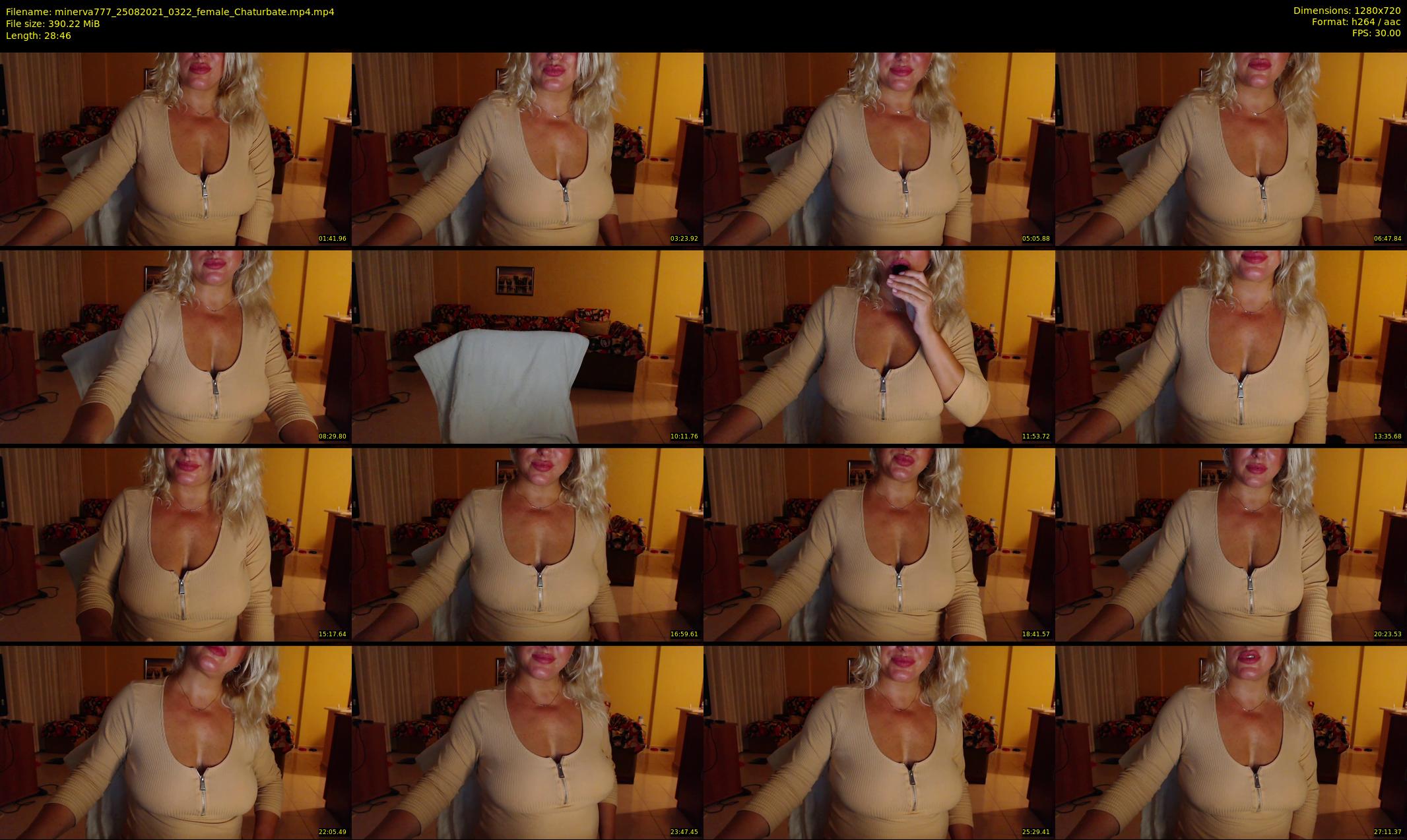 minerva777 — 29 minute Chaturbate female cam show recording, 720p, Aug 25, 2021