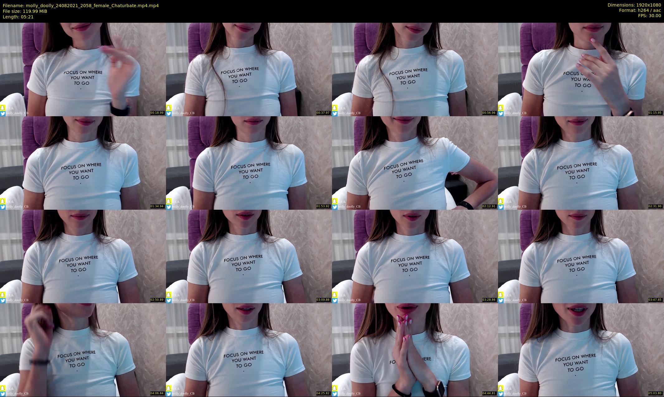 molly_doolly — 6 minute Chaturbate female cam show recording, 1080p, Aug 24, 2021