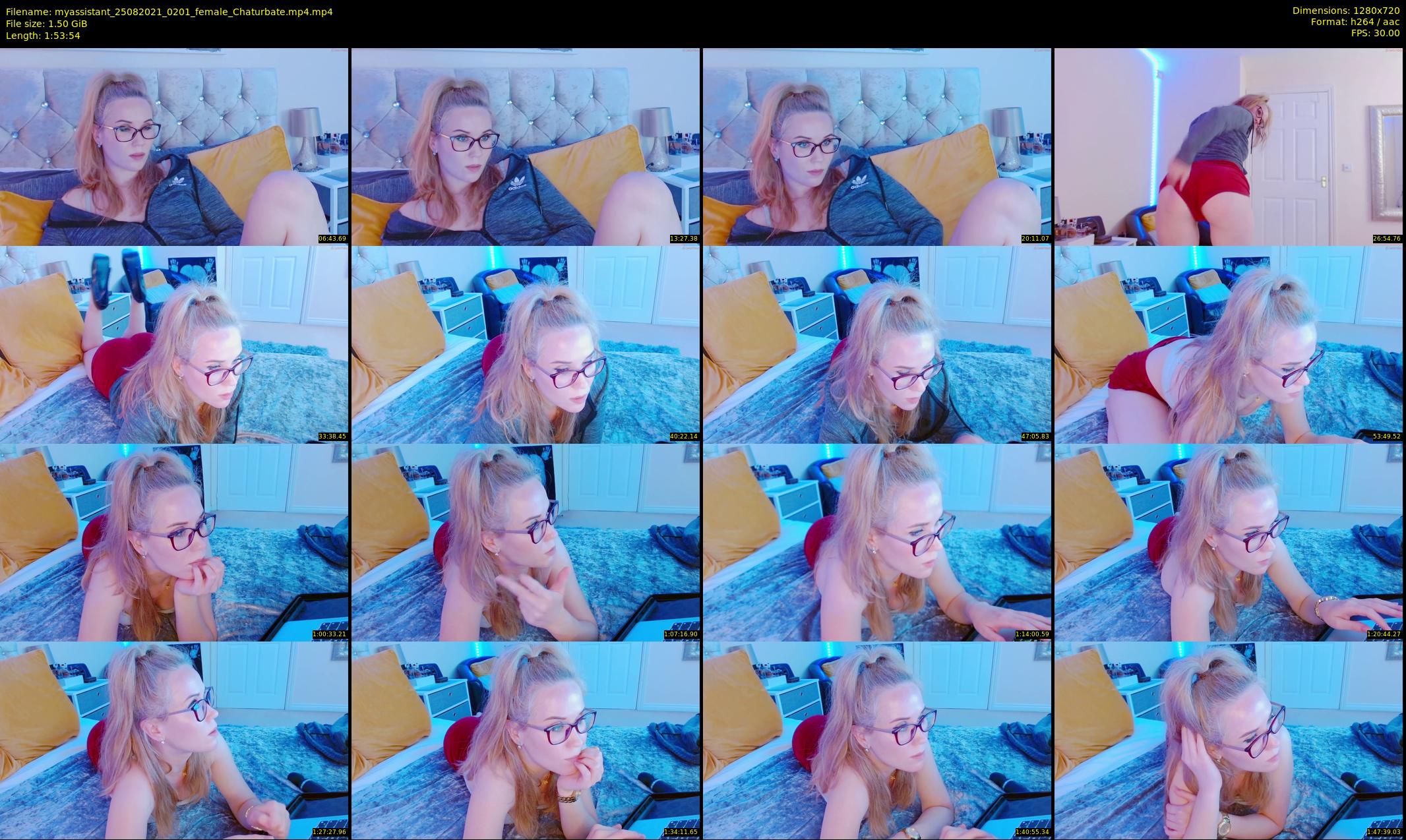 myassistant — 114 minute Chaturbate female cam show recording, 720p, Aug 25, 2021