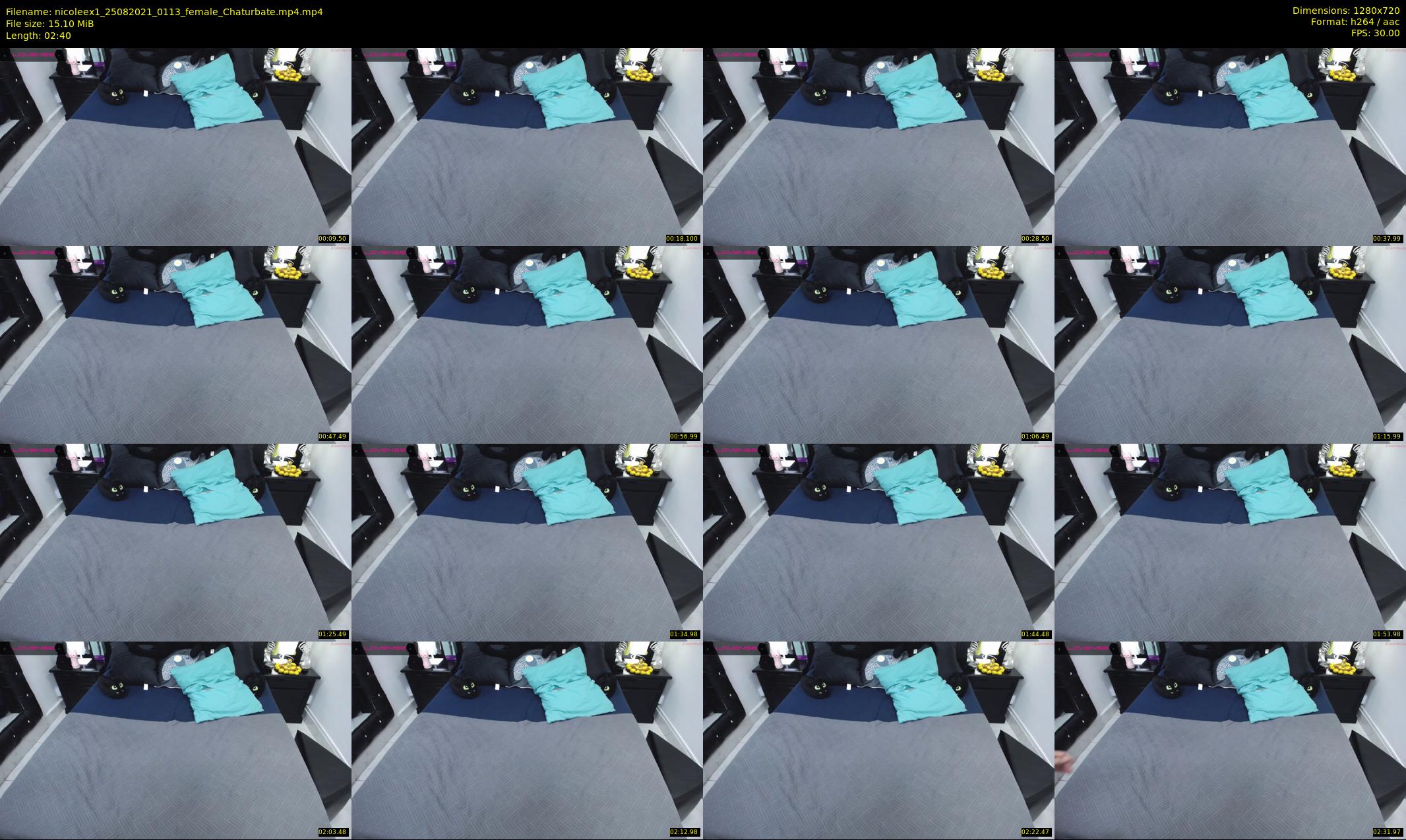 nicoleex1 — 3 minute Chaturbate female cam show recording, 720p, Aug 25, 2021