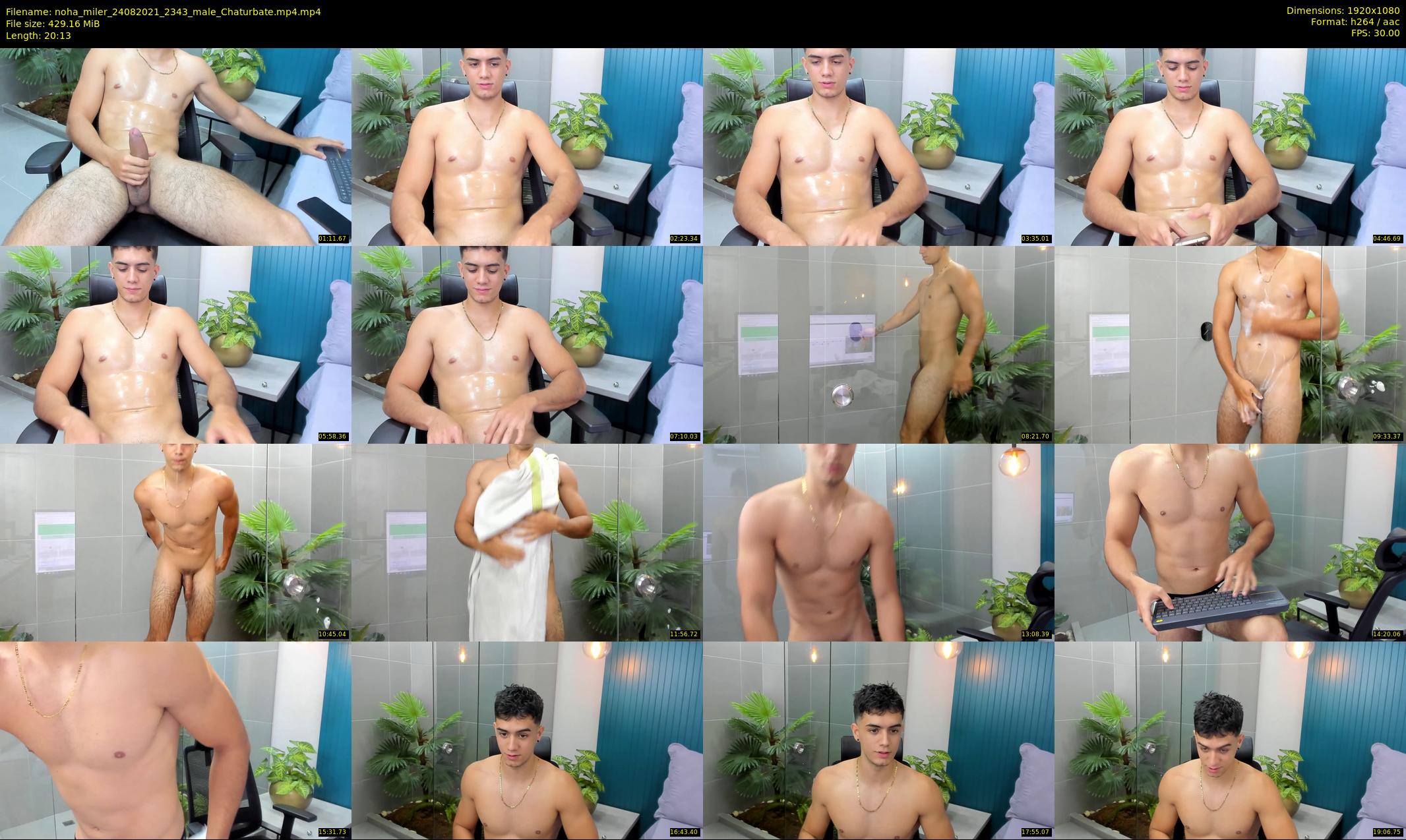 noha_miler — 21 minute Chaturbate male cam show recording, 1080p, Aug 24, 2021