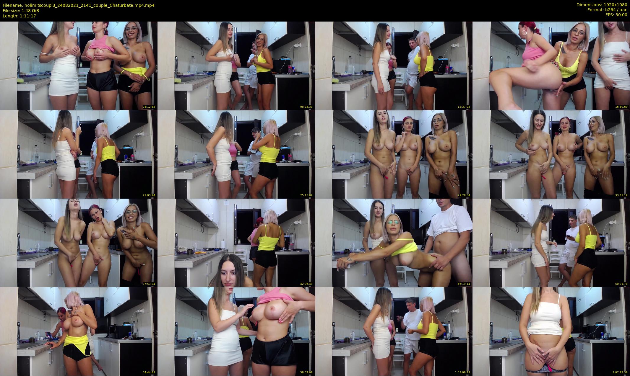 nolimitscoupl3 — 72 minute Chaturbate couple cam show recording, 1080p, Aug 24, 2021