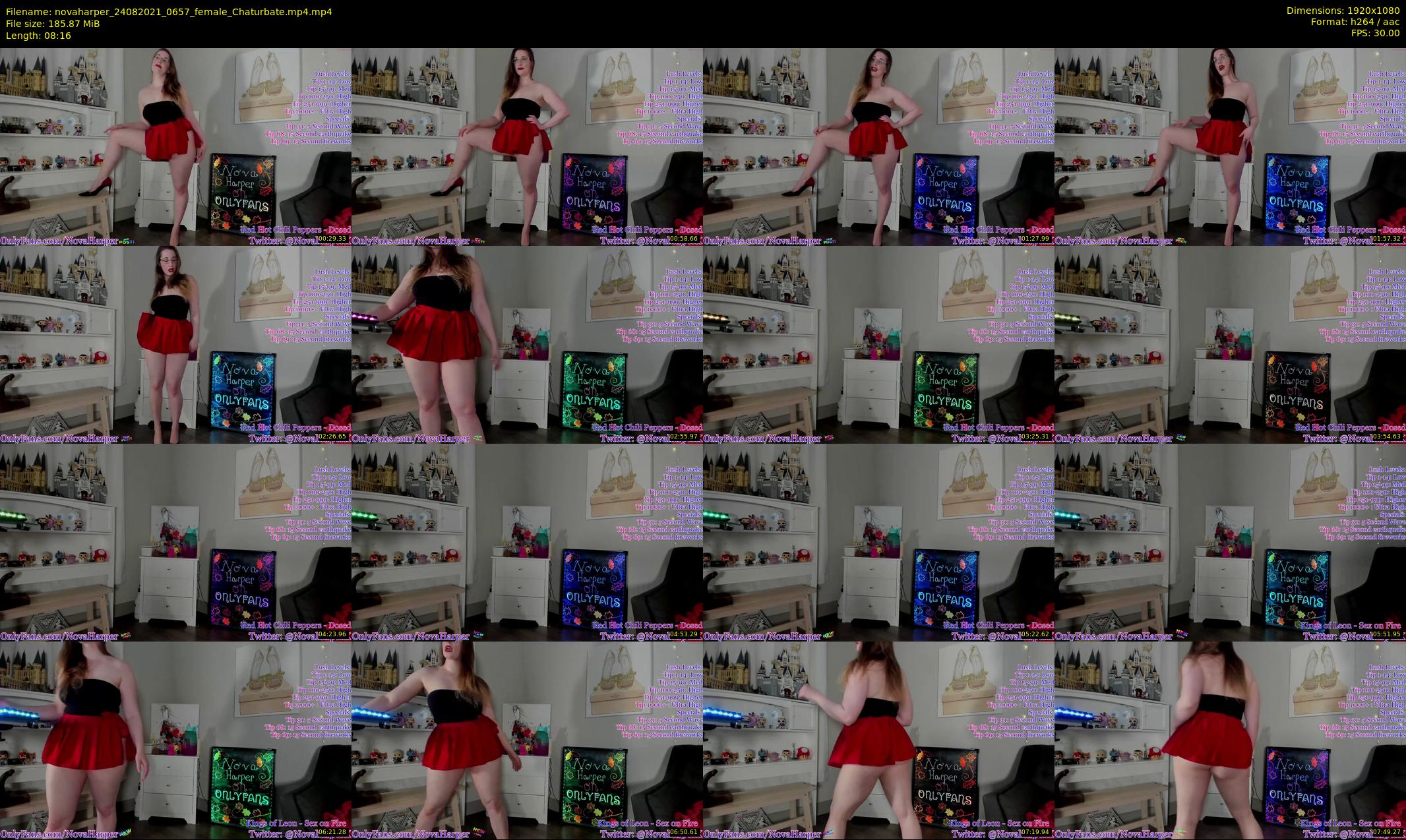 novaharper — 9 minute Chaturbate female cam show recording, 1080p, Aug 24, 2021