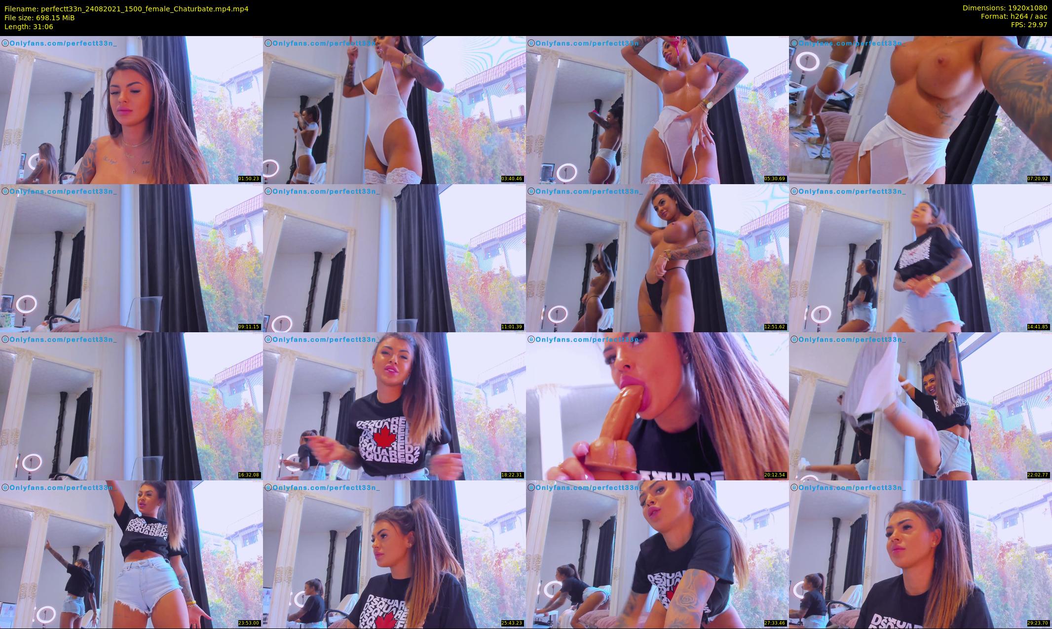 perfectt33n — 32 minute Chaturbate female cam show recording, 1080p, Aug 24, 2021