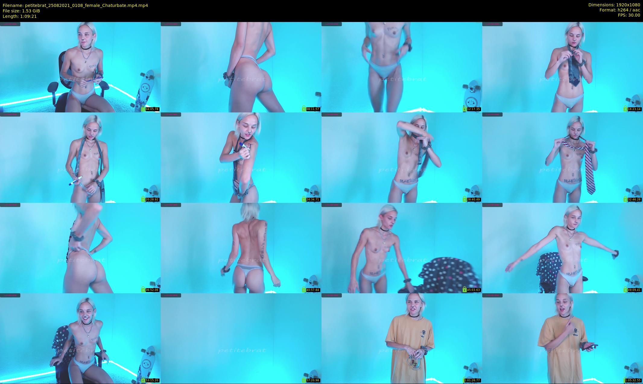 petitebrat — 70 minute Chaturbate female cam show recording, 1080p, Aug 25, 2021