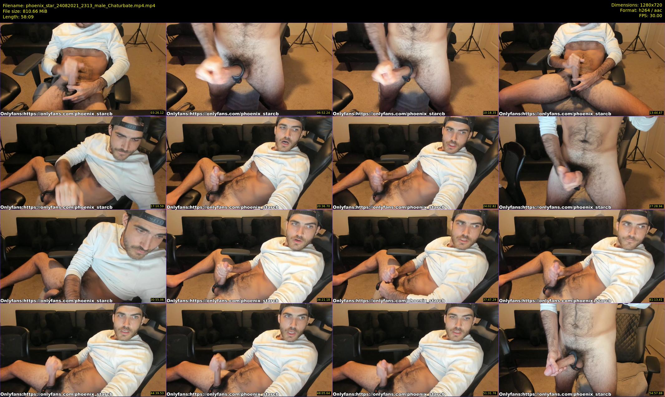 phoenix_star — 59 minute Chaturbate male cam show recording, 720p, Aug 24, 2021