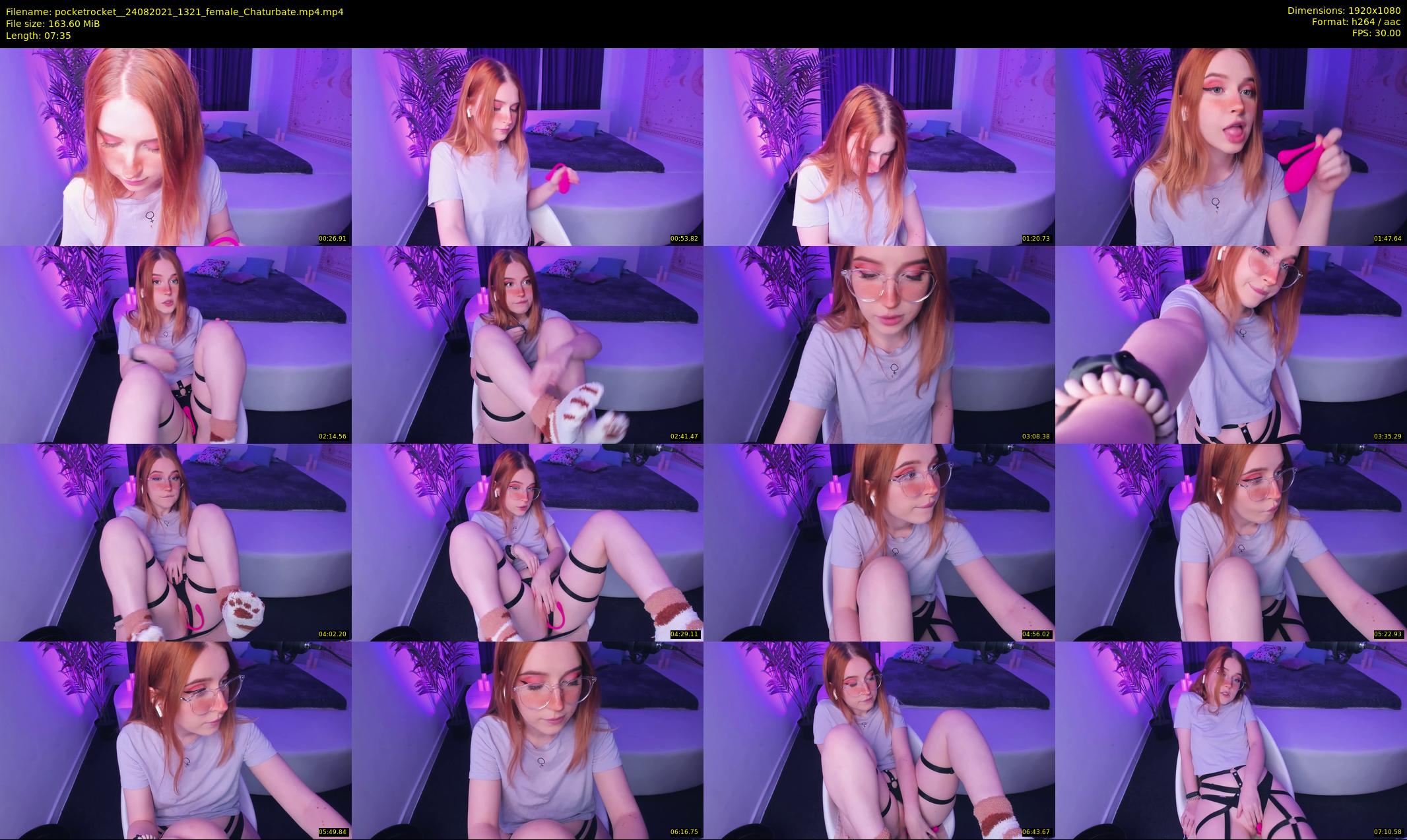 pocketrocket_ — 8 minute Chaturbate female cam show recording, 1080p, Aug 24, 2021