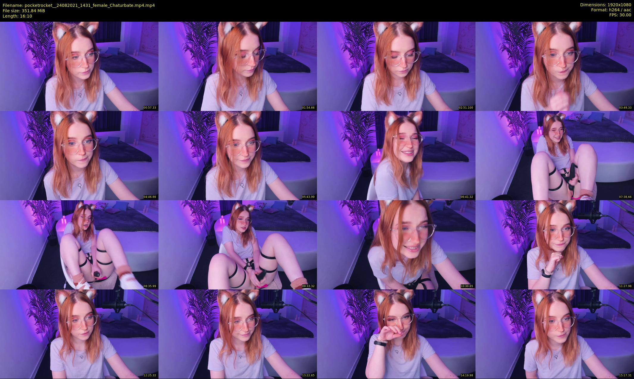 pocketrocket_ — 17 minute Chaturbate female cam show recording, 1080p, Aug 24, 2021