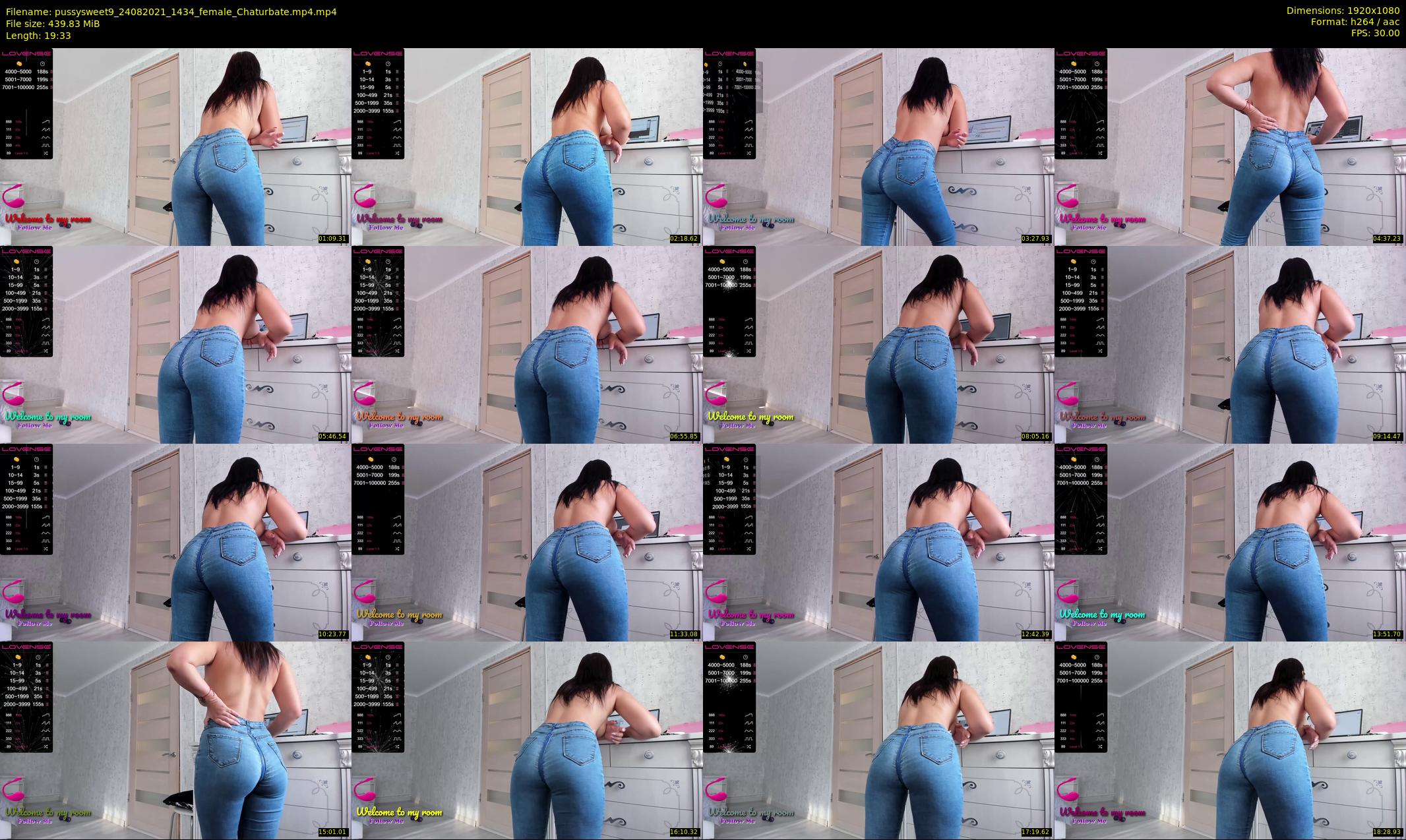 pussysweet9 — 20 minute Chaturbate female cam show recording, 1080p, Aug 24, 2021