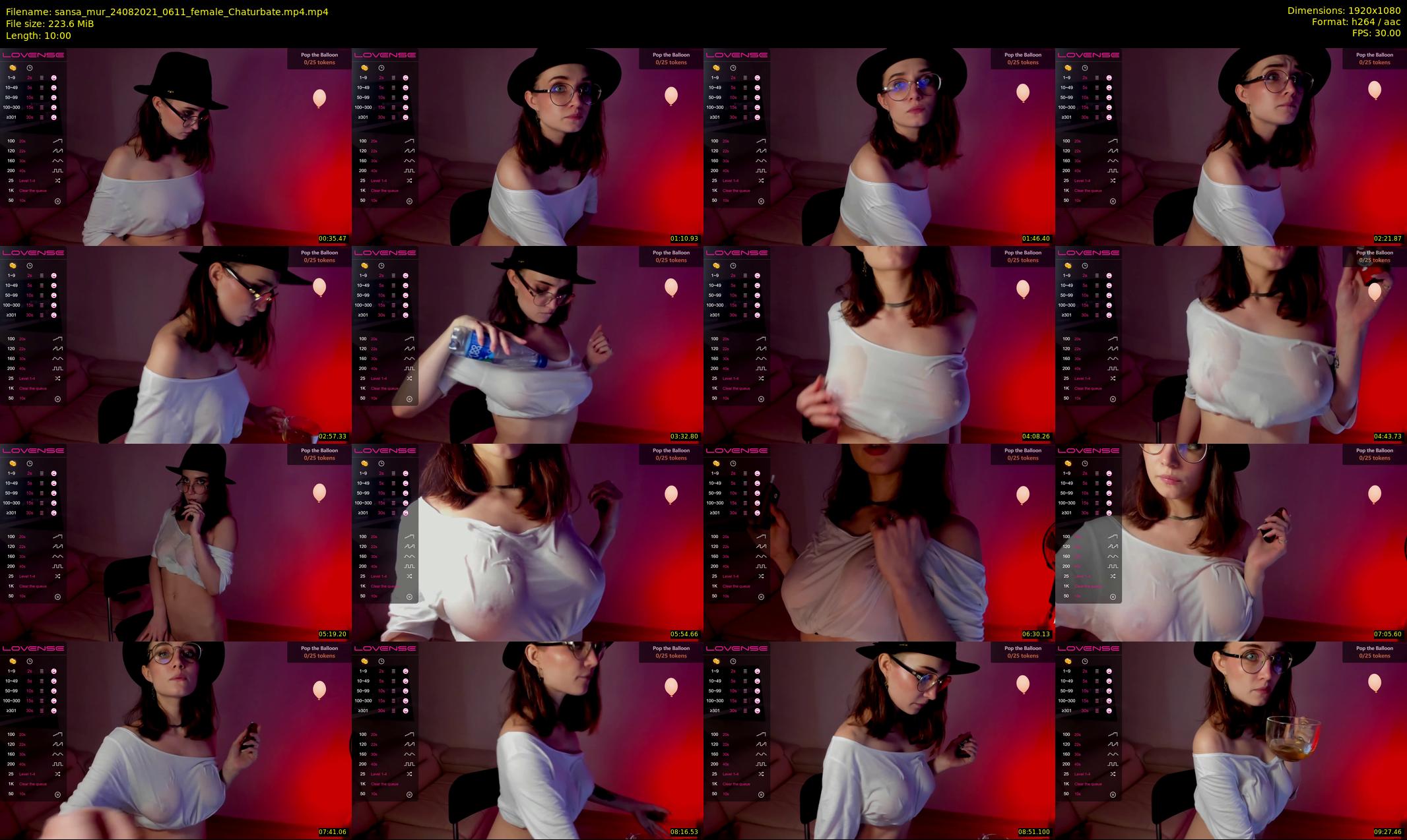 sansa_mur — 10 minute Chaturbate female cam show recording, 1080p, Aug 24, 2021