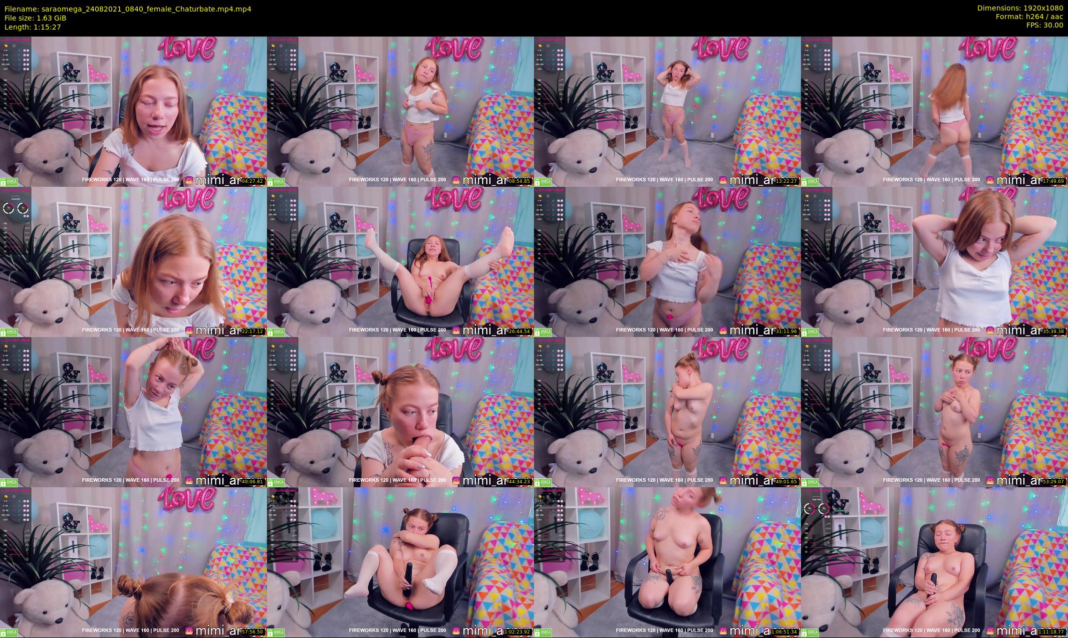 saraomega — 76 minute Chaturbate couple cam show recording, 1080p, Aug 24, 2021