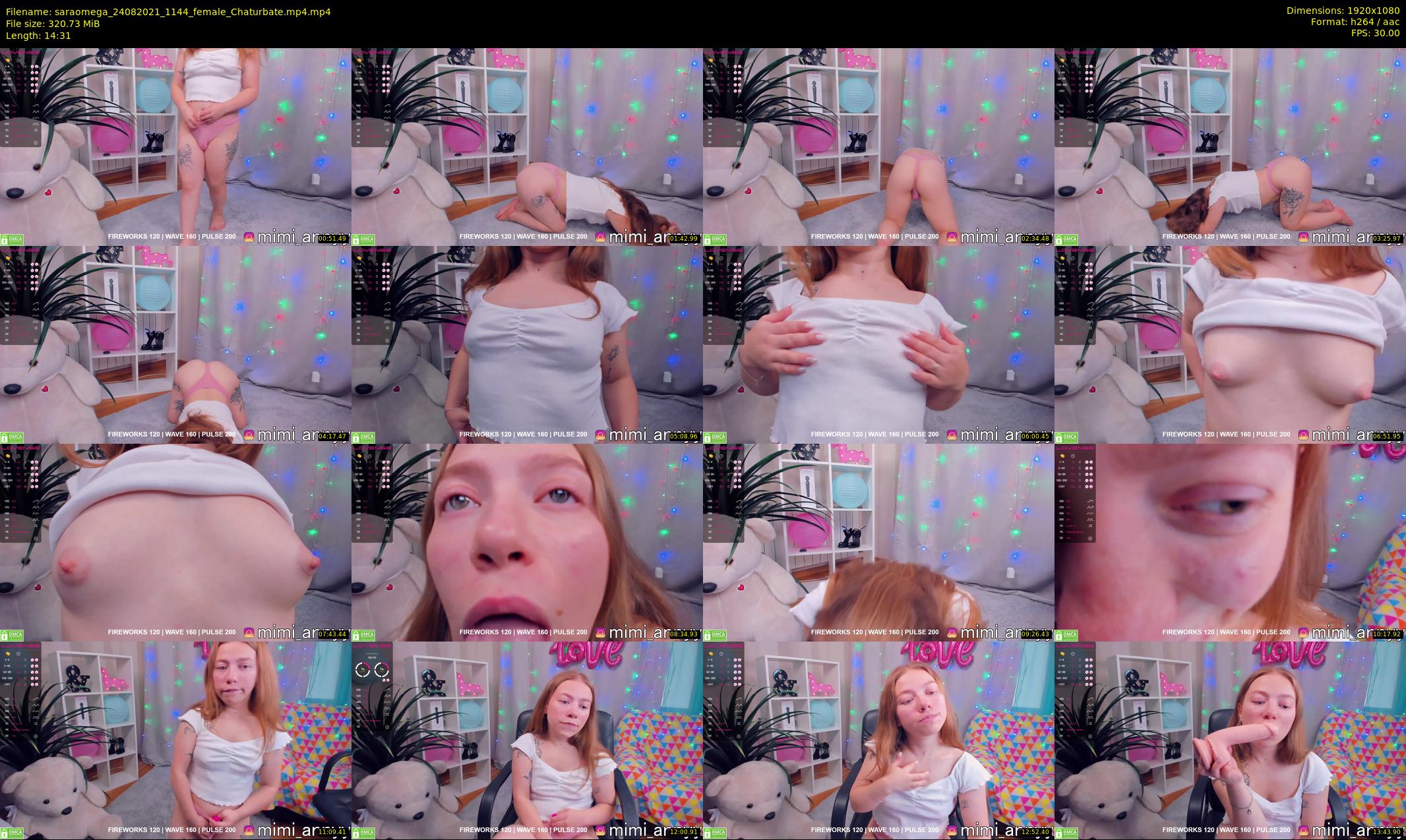 saraomega — 15 minute Chaturbate couple cam show recording, 1080p, Aug 24, 2021