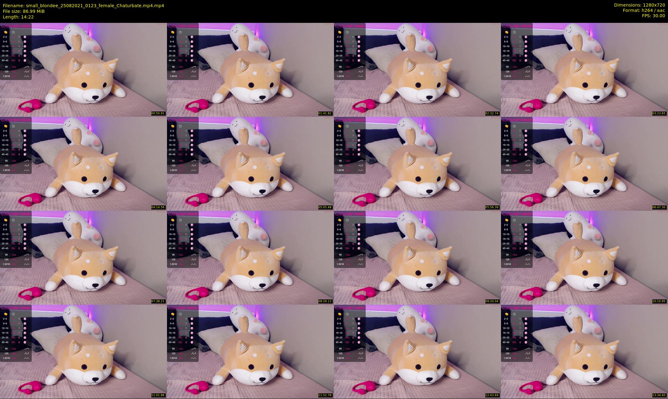 small_blondee — 15 minute Chaturbate female cam show recording, 720p, Aug 25, 2021