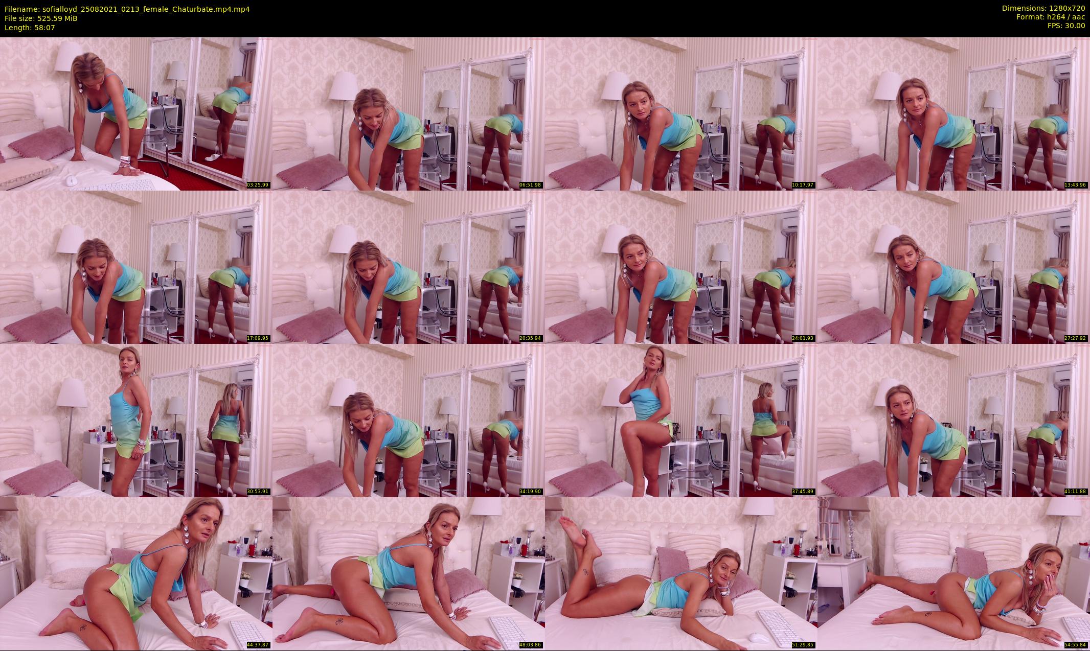 sofialloyd — 59 minute Chaturbate female cam show recording, 720p, Aug 25, 2021