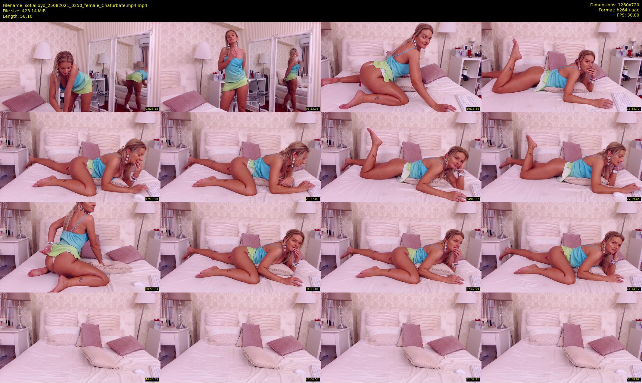 sofialloyd — 59 minute Chaturbate female cam show recording, 720p, Aug 25, 2021