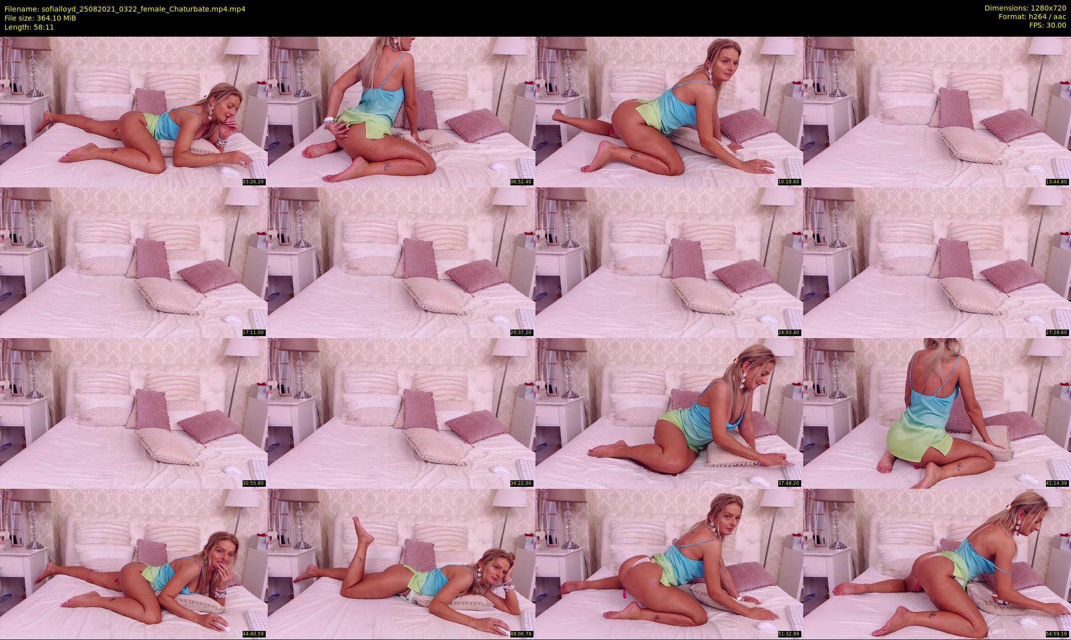 sofialloyd — 59 minute Chaturbate female cam show recording, 720p, Aug 25, 2021