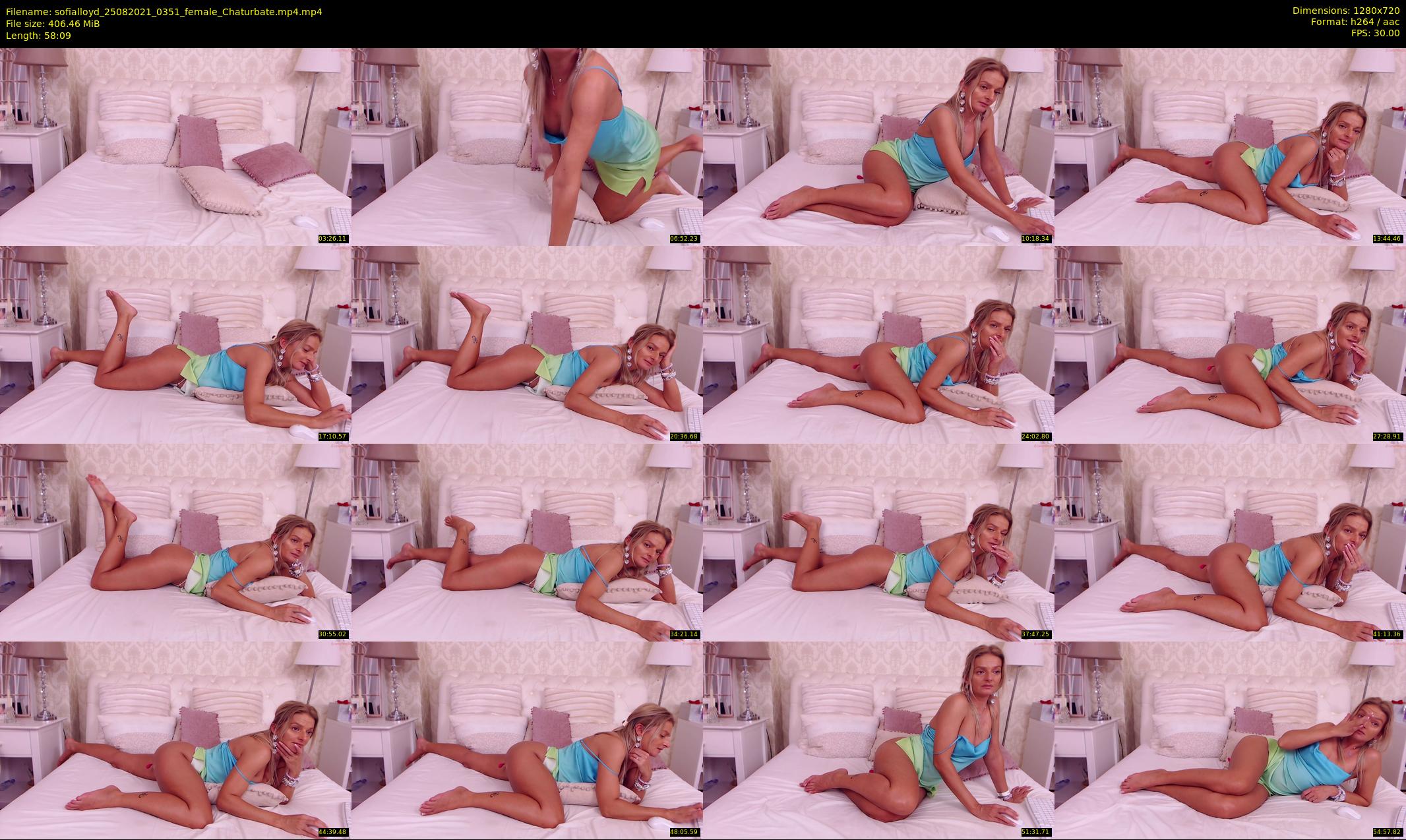 sofialloyd — 59 minute Chaturbate female cam show recording, 720p, Aug 25, 2021