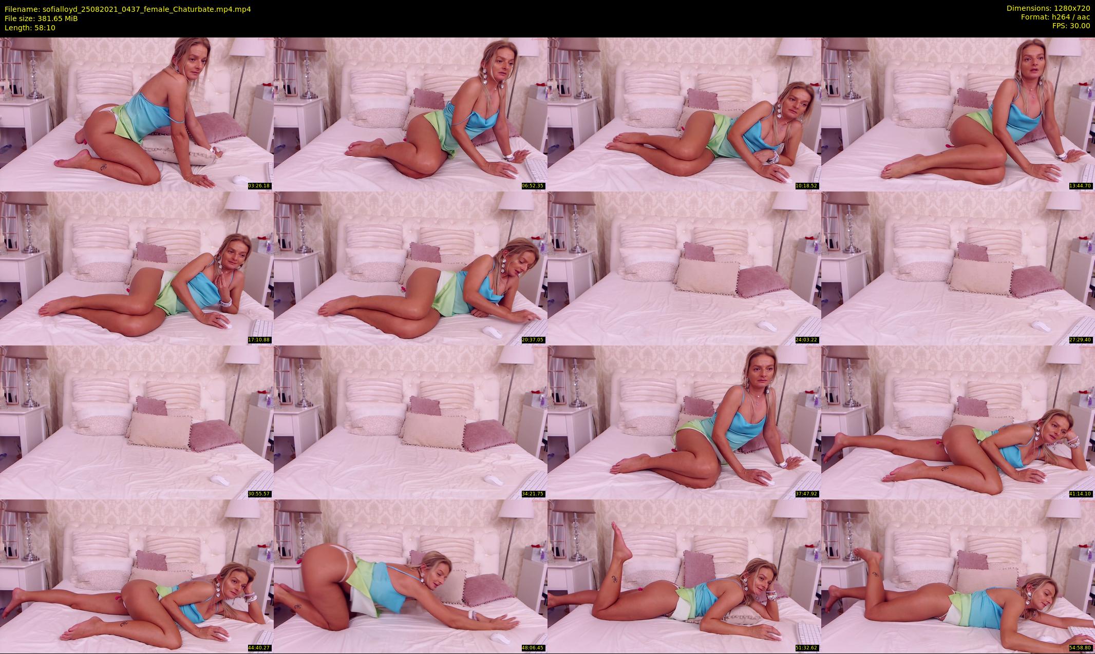 sofialloyd — 59 minute Chaturbate female cam show recording, 720p, Aug 25, 2021