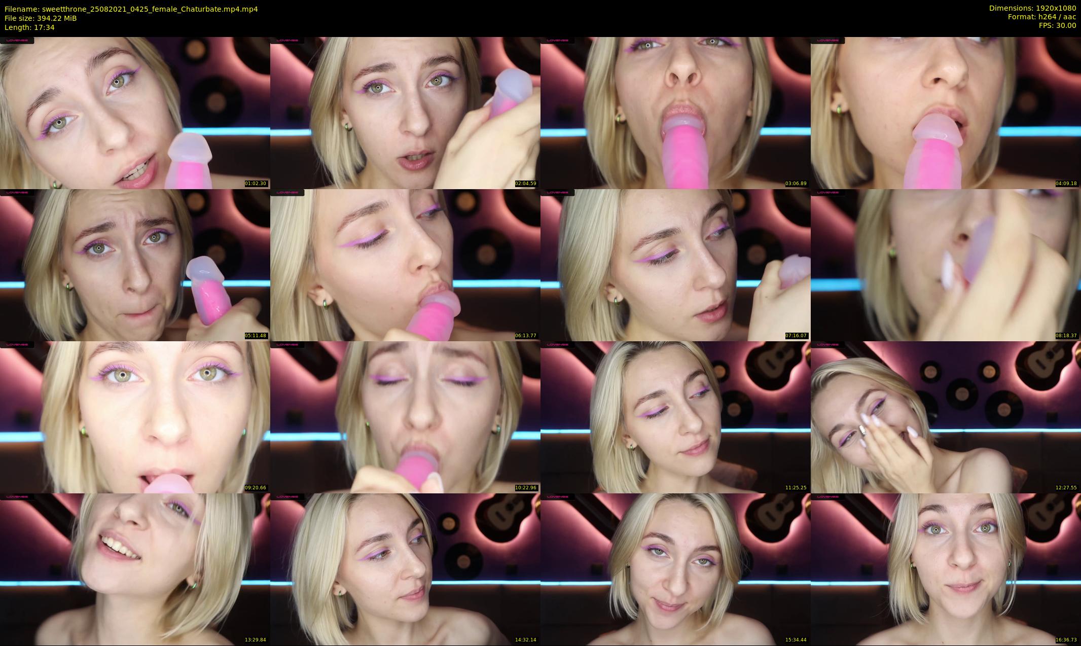 sweetthrone — 18 minute Chaturbate couple cam show recording, 1080p, Aug 25, 2021