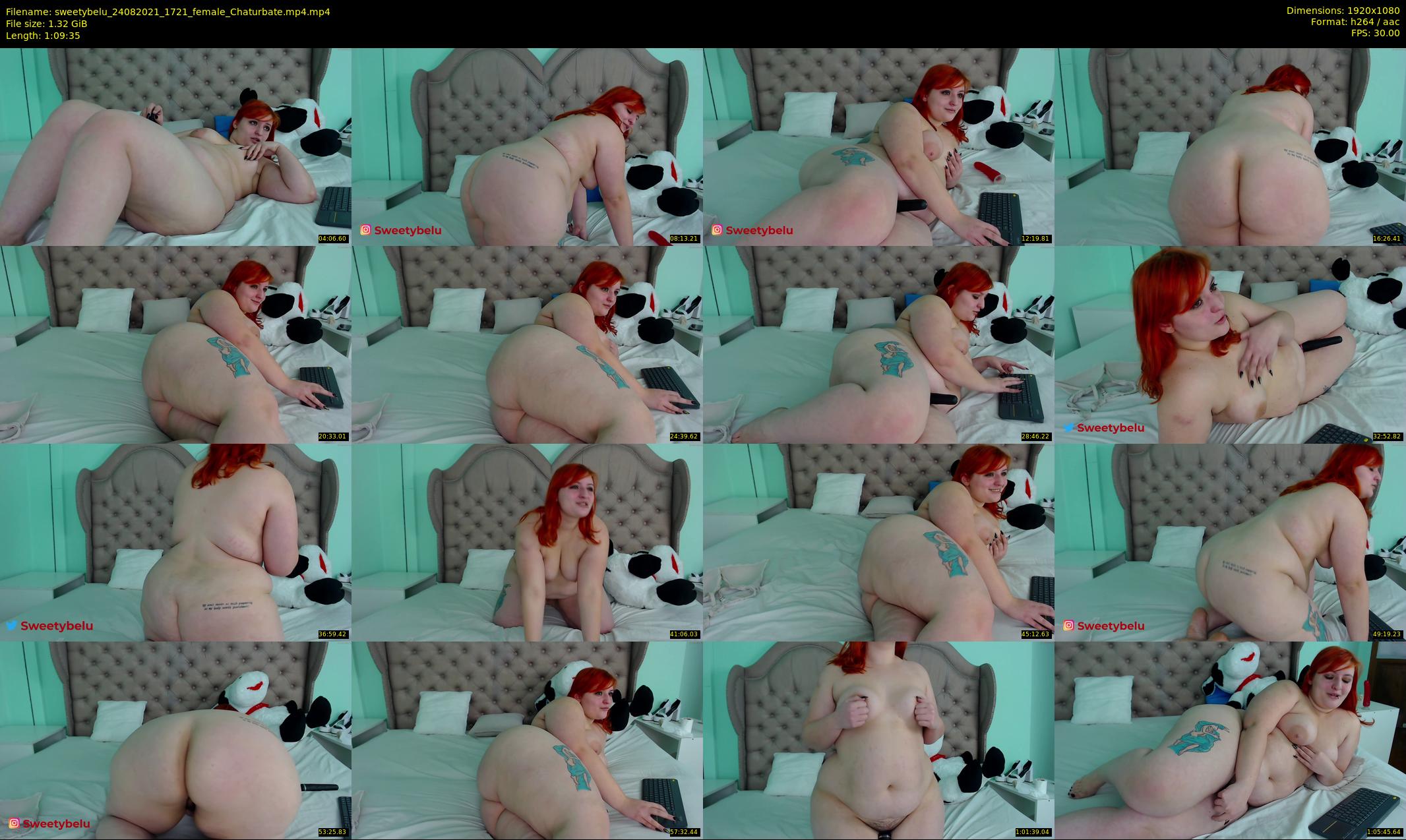 sweetybelu — 70 minute Chaturbate female cam show recording, 1080p, Aug 24, 2021