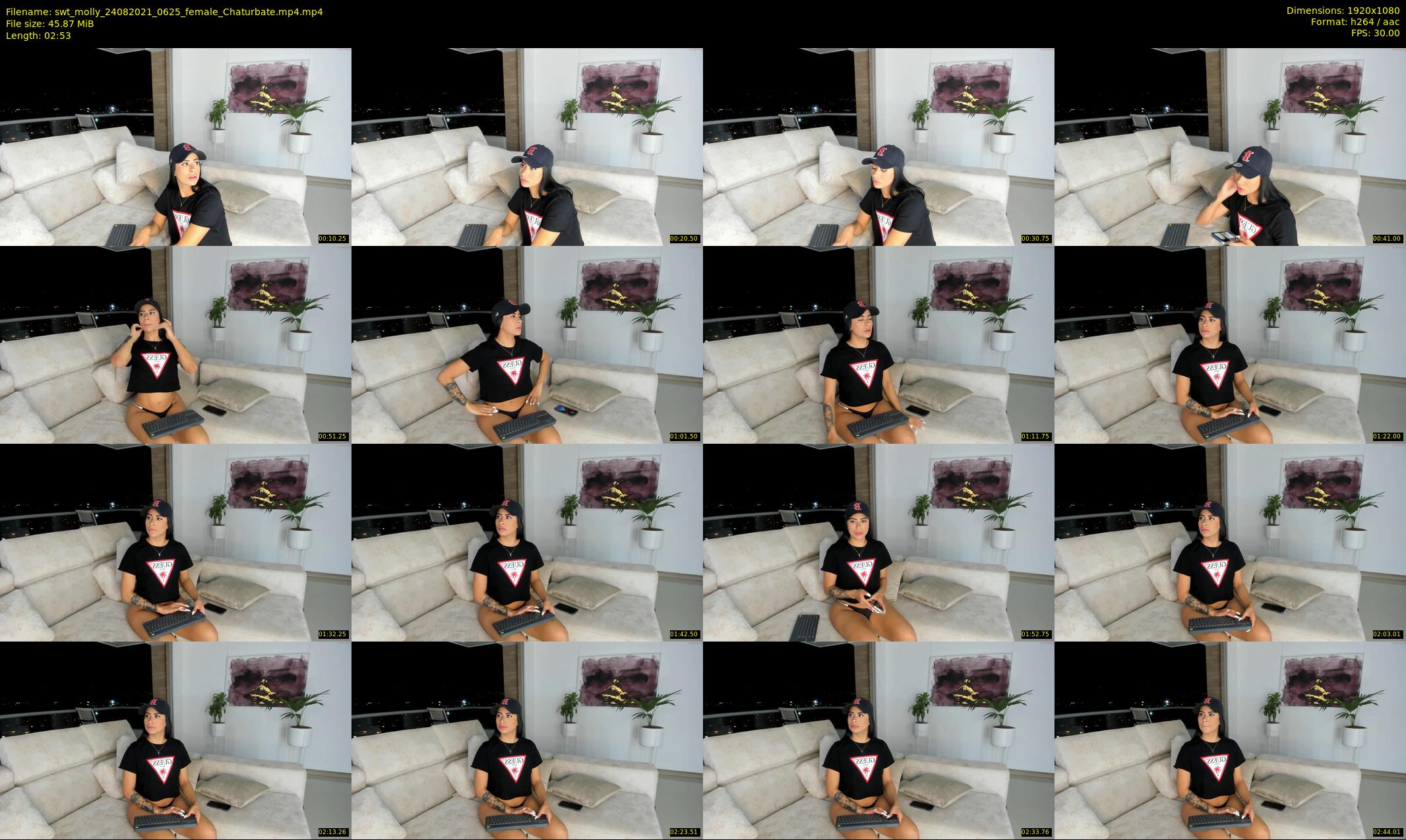 swt_molly — 3 minute Chaturbate female cam show recording, 1080p, Aug 24, 2021