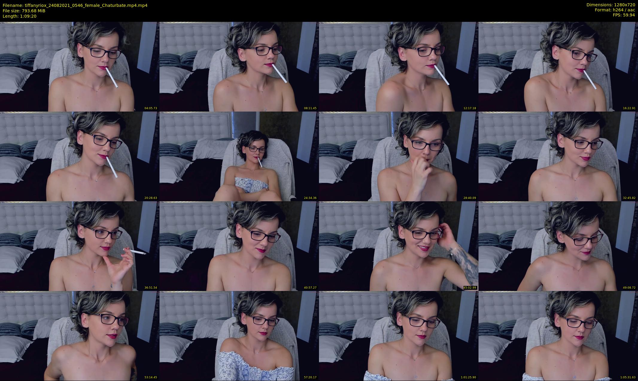 tiffanyriox — 70 minute Chaturbate female cam show recording, 720p, Aug 24, 2021
